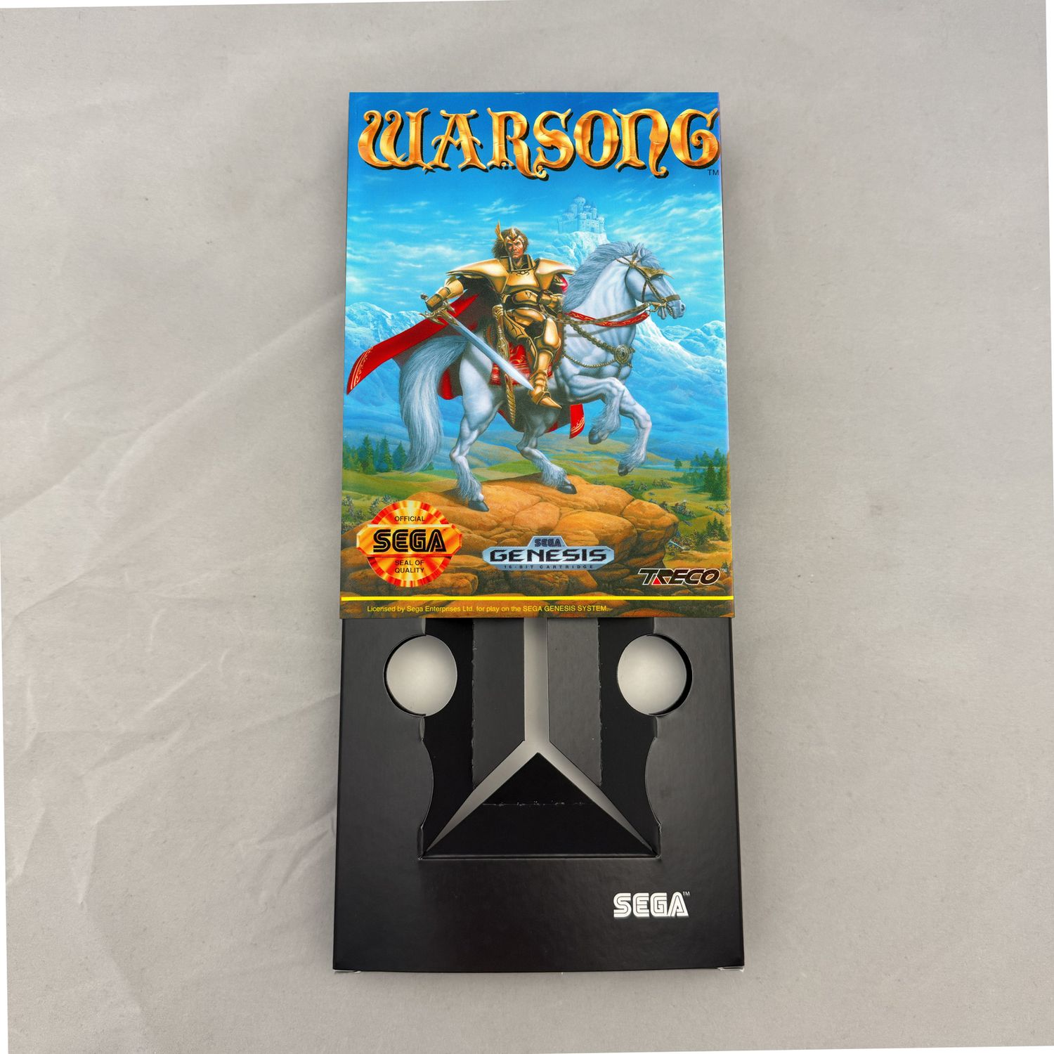 Langrisser/Warsong | NTSC | Sega Genesis | Genesis | En | Reproduction Box and Inner Tray