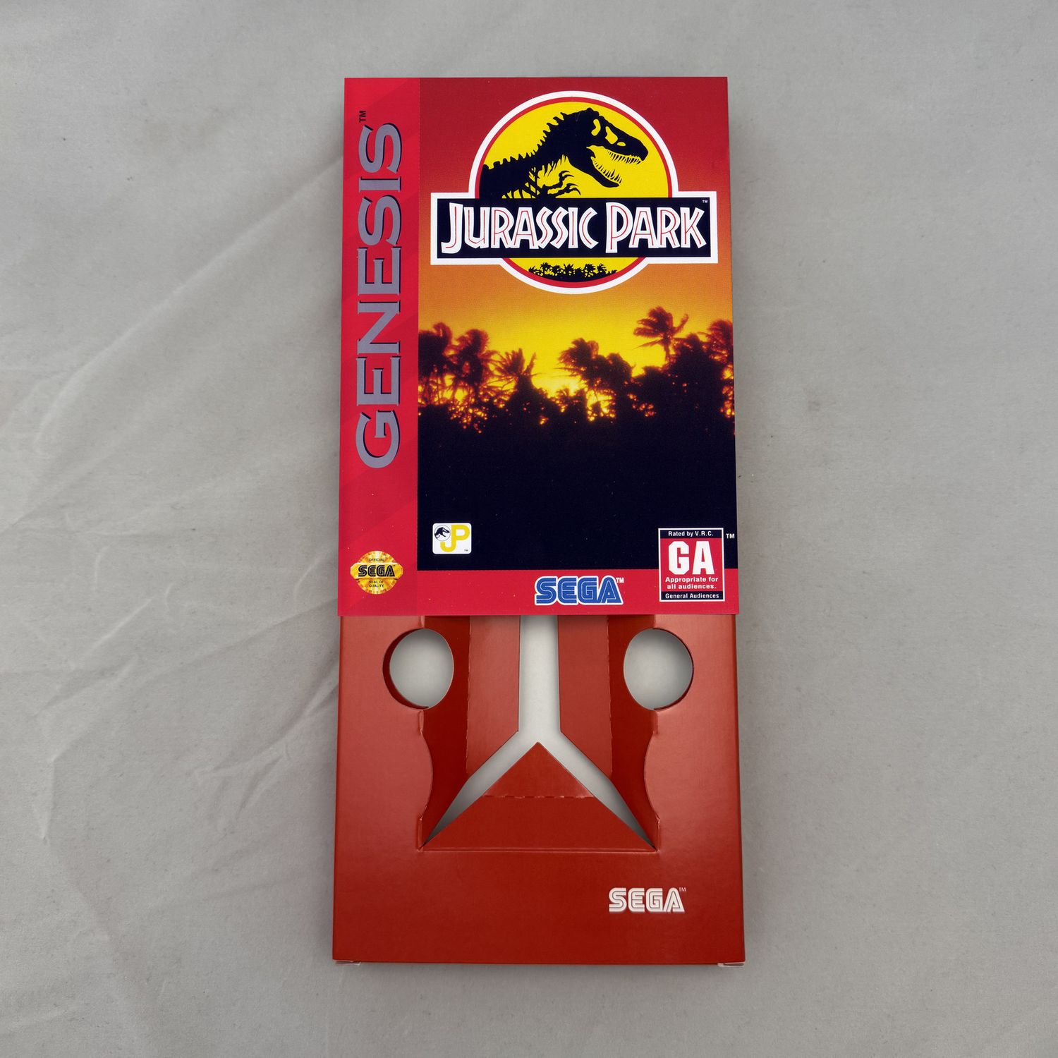 Jurassic Park | NTSC | Sega Genesis | Genesis | En | Reproduction Box and Inner Tray