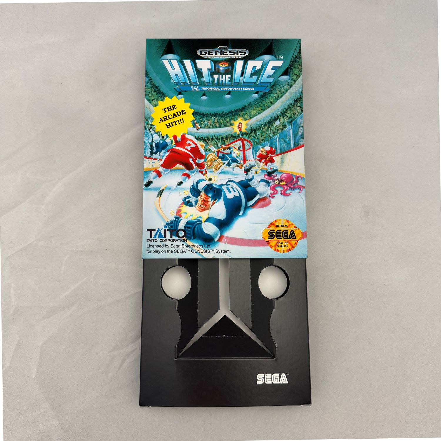 Hit the Ice | NTSC | Sega Genesis | Genesis | En | Reproduction Box and Inner Tray