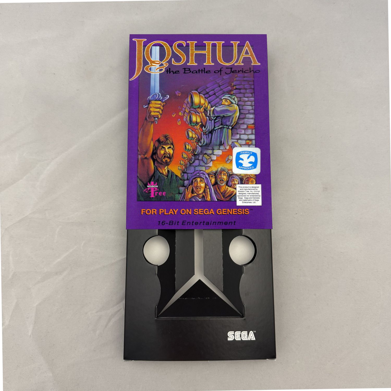 Joshua &amp; the Battle of Jericho | NTSC | Sega Genesis | Genesis | En | Reproduction Box and Inner Tray