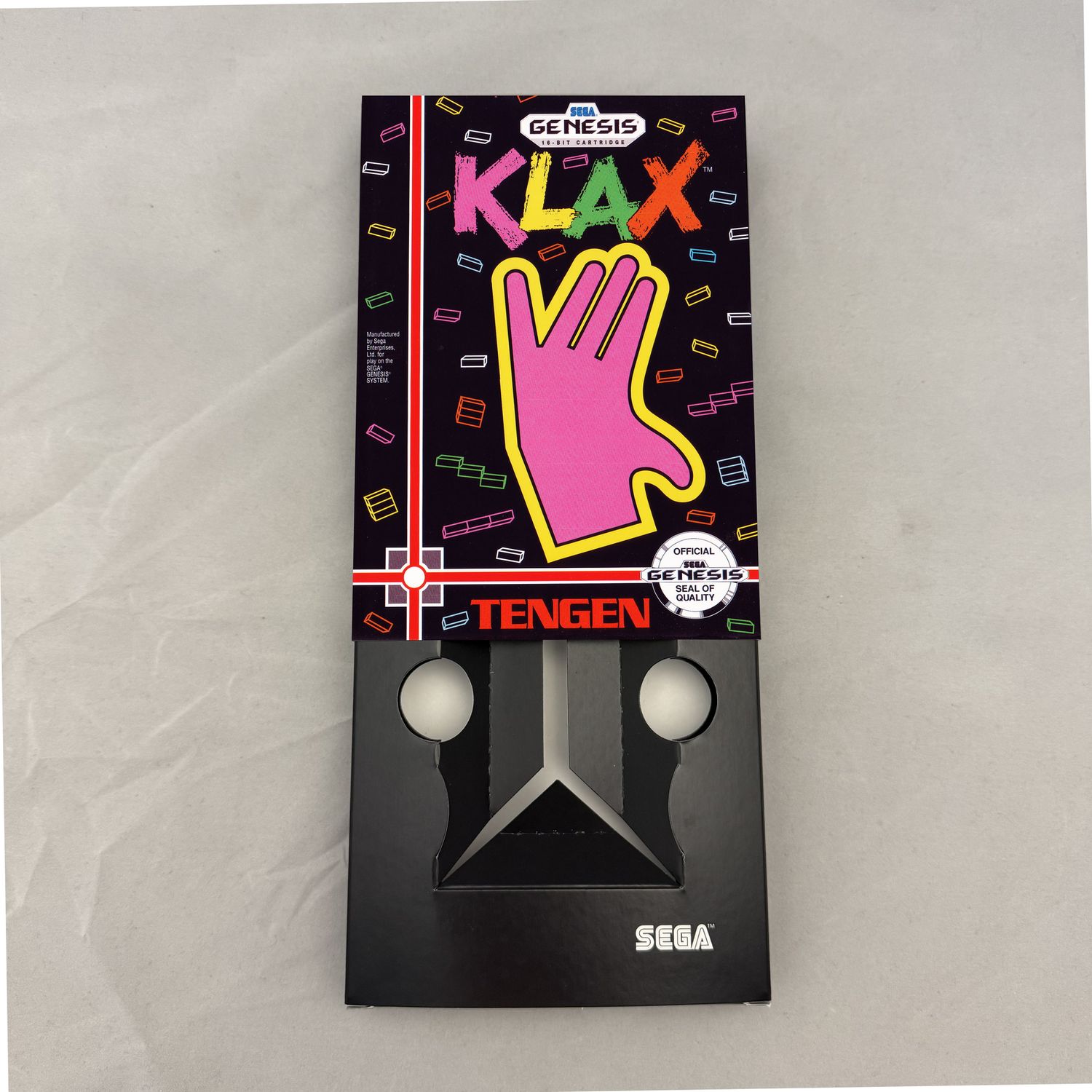 Klax | NTSC | Sega Genesis | Genesis | En | Reproduction Box and Inner Tray