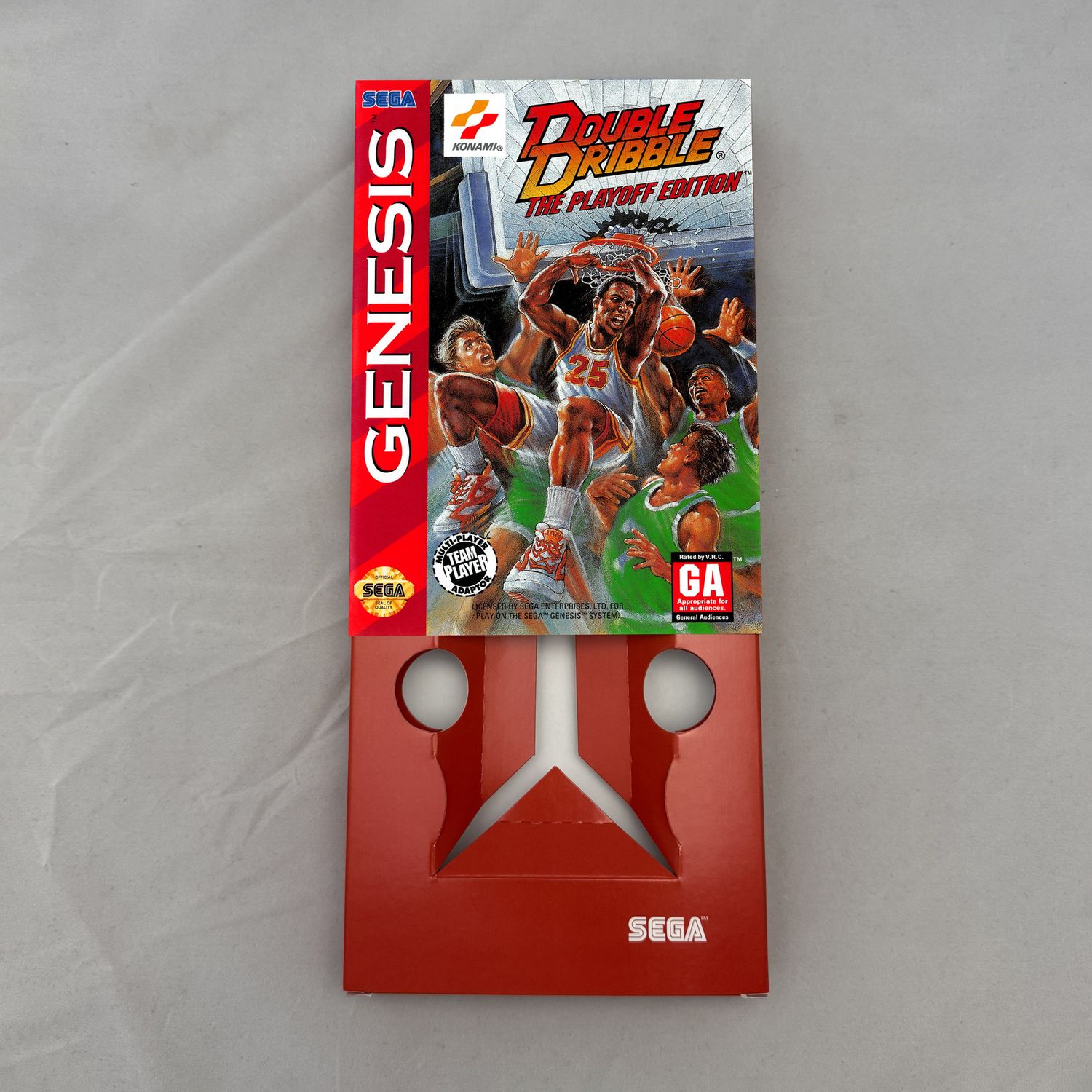 Double Dribble: The Playoff Edition | NTSC | Sega Genesis | Genesis | En | Reproduction Box and Inner Tray