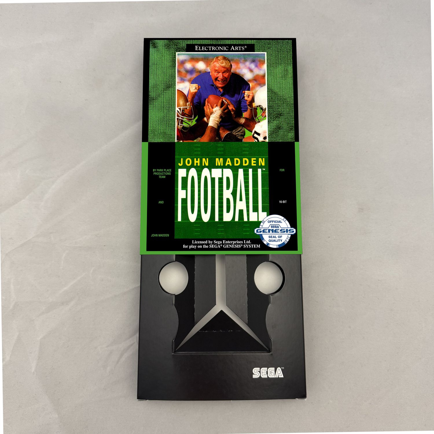 John Madden Football | NTSC | Sega Genesis | Genesis | En | Reproduction Box and Inner Tray