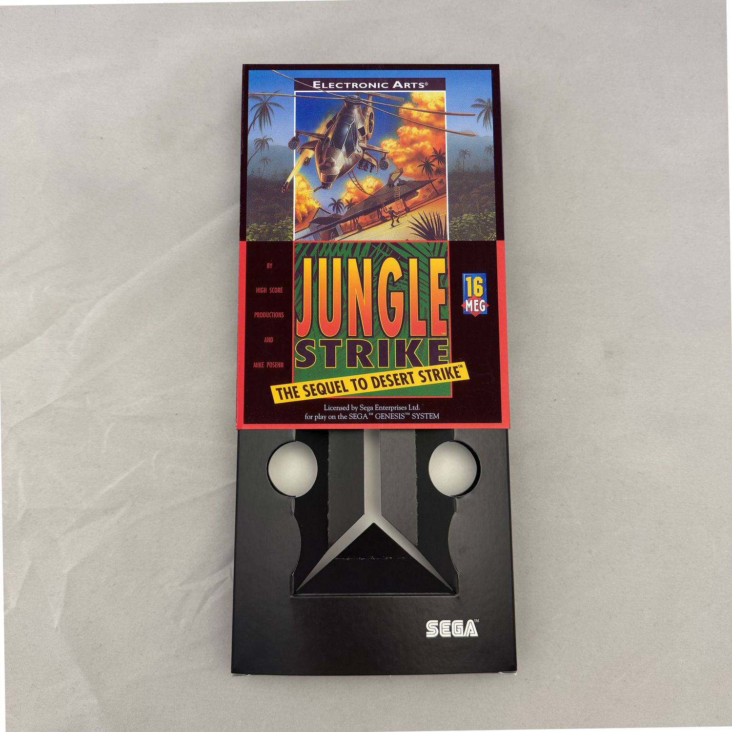 Jungle Strike | NTSC | Sega Genesis | Genesis | En | Reproduction Box and Inner Tray