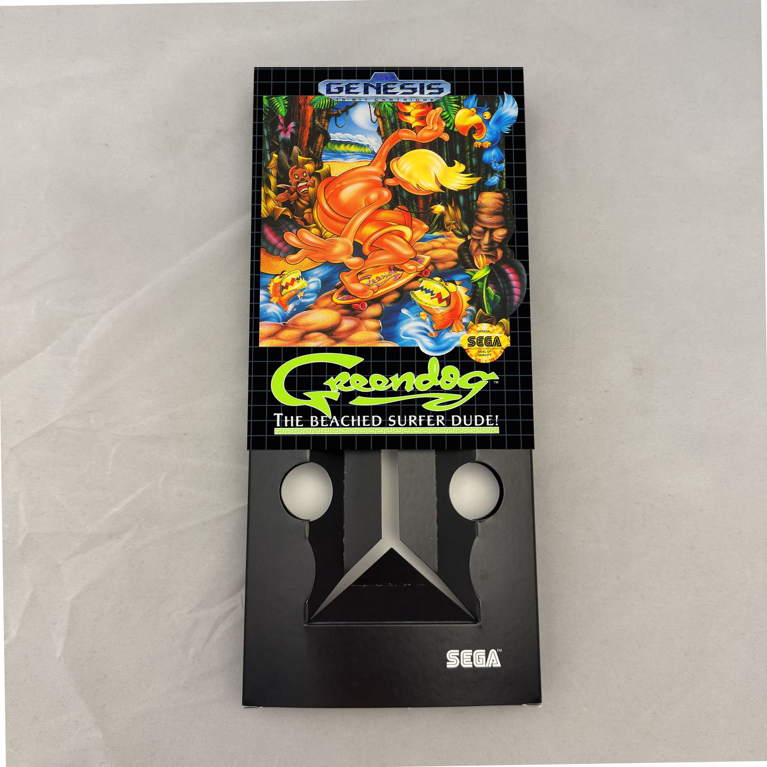 Greendog: The Beached Surfer Dude! | NTSC | Sega Genesis | Genesis | En | Reproduction Box and Inner Tray