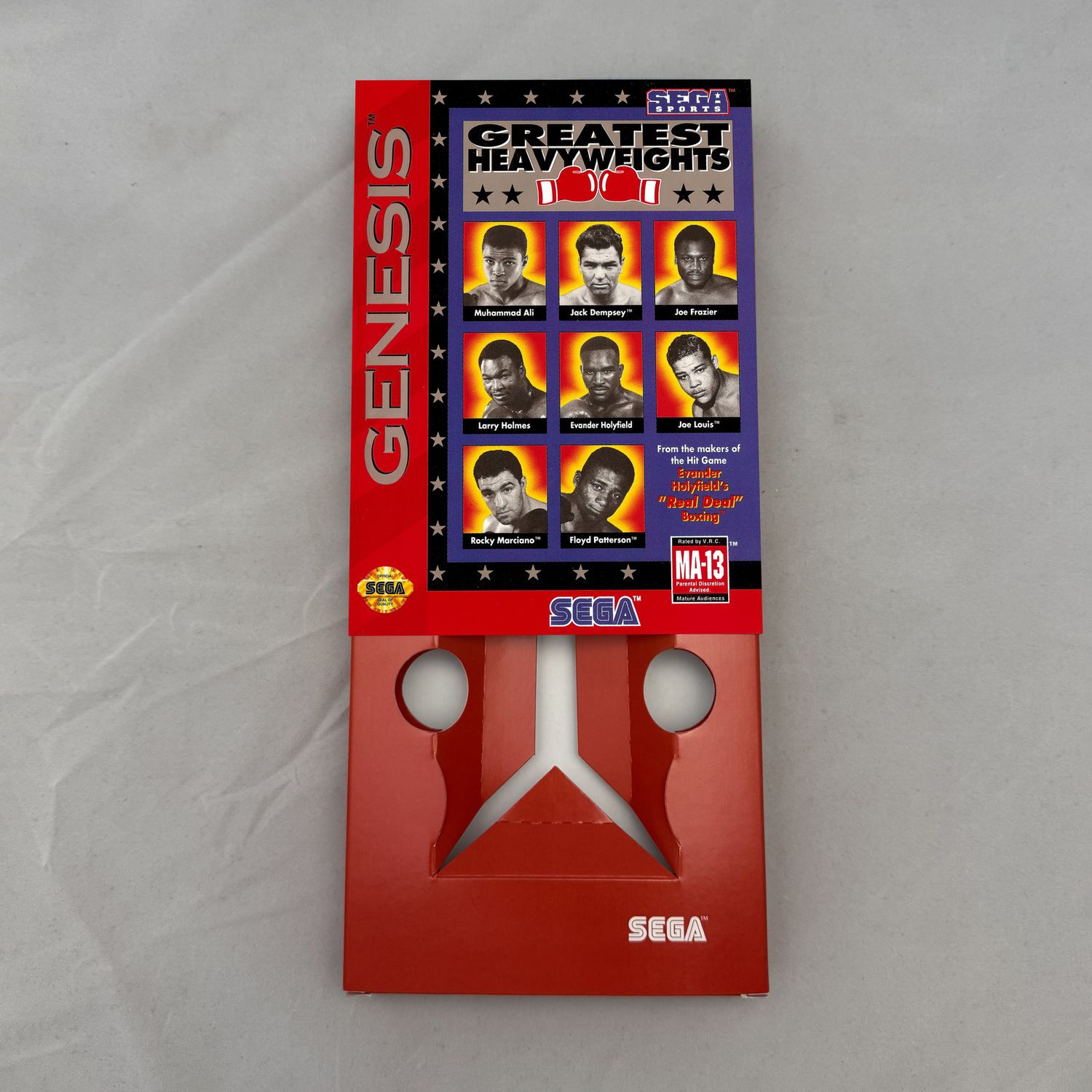 Greatest Heavyweights | NTSC | Sega Genesis | Genesis | En | Reproduction Box and Inner Tray