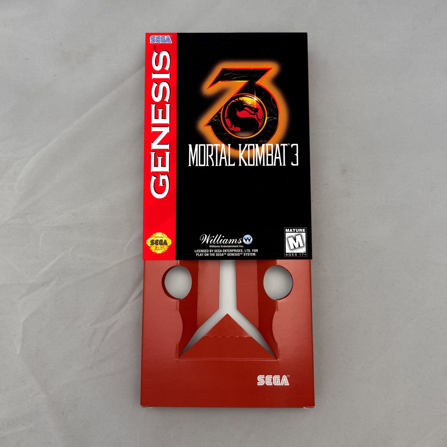 Mortal Kombat 3 | NTSC | Sega Genesis | Genesis | En | Reproduction Box and Inner Tray