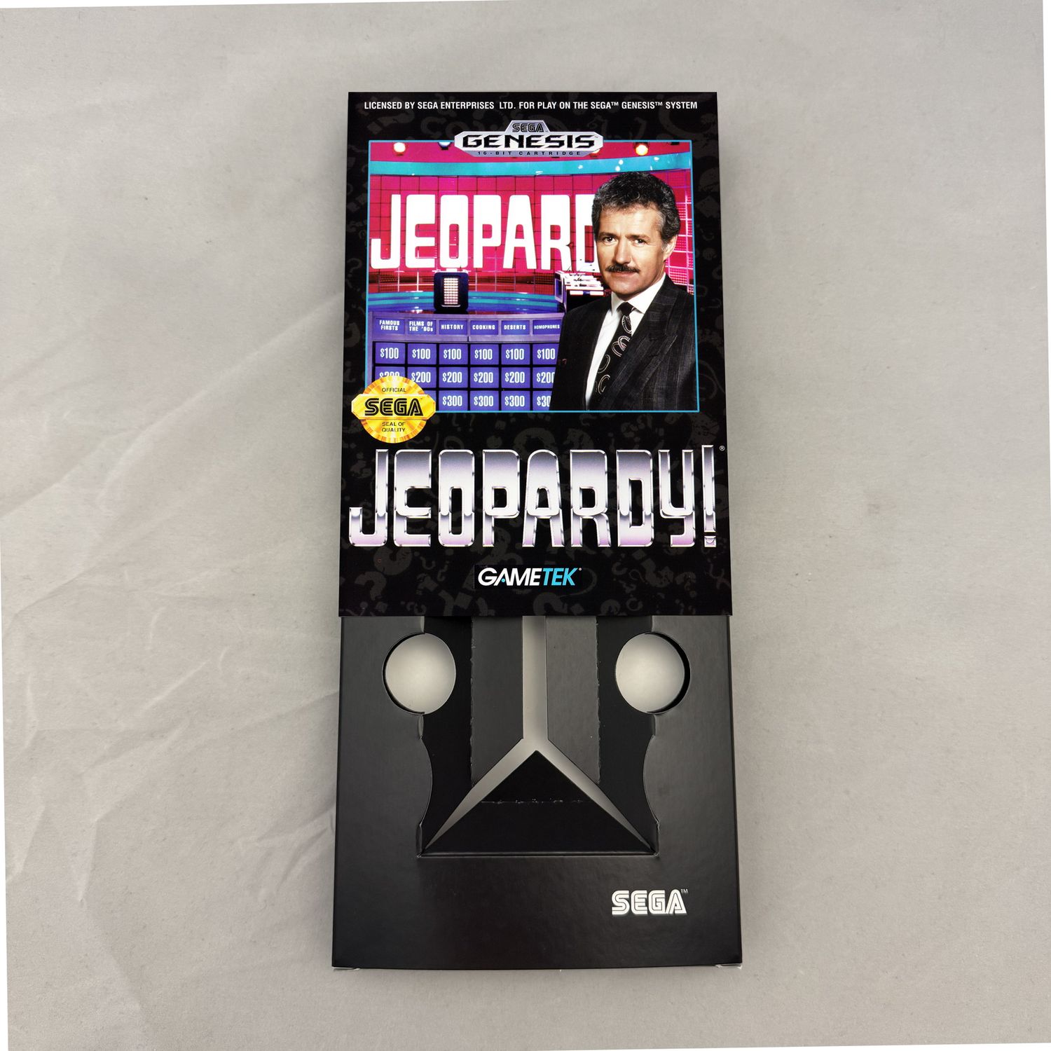 Jeopardy! | NTSC | Sega Genesis | Genesis | En | Reproduction Box and Inner Tray
