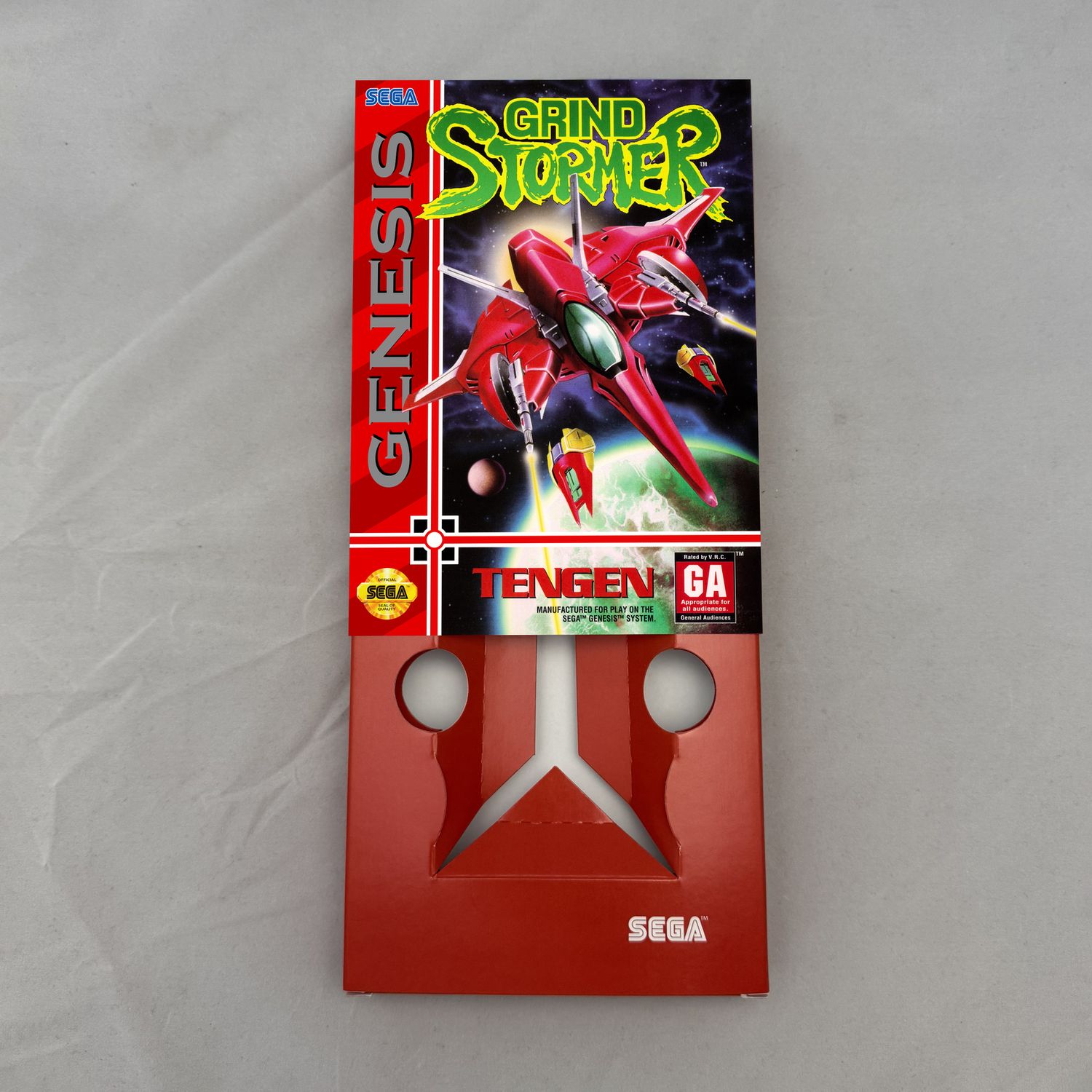 Grind Stormer | NTSC | Sega Genesis | Genesis | En | Reproduction Box and Inner Tray