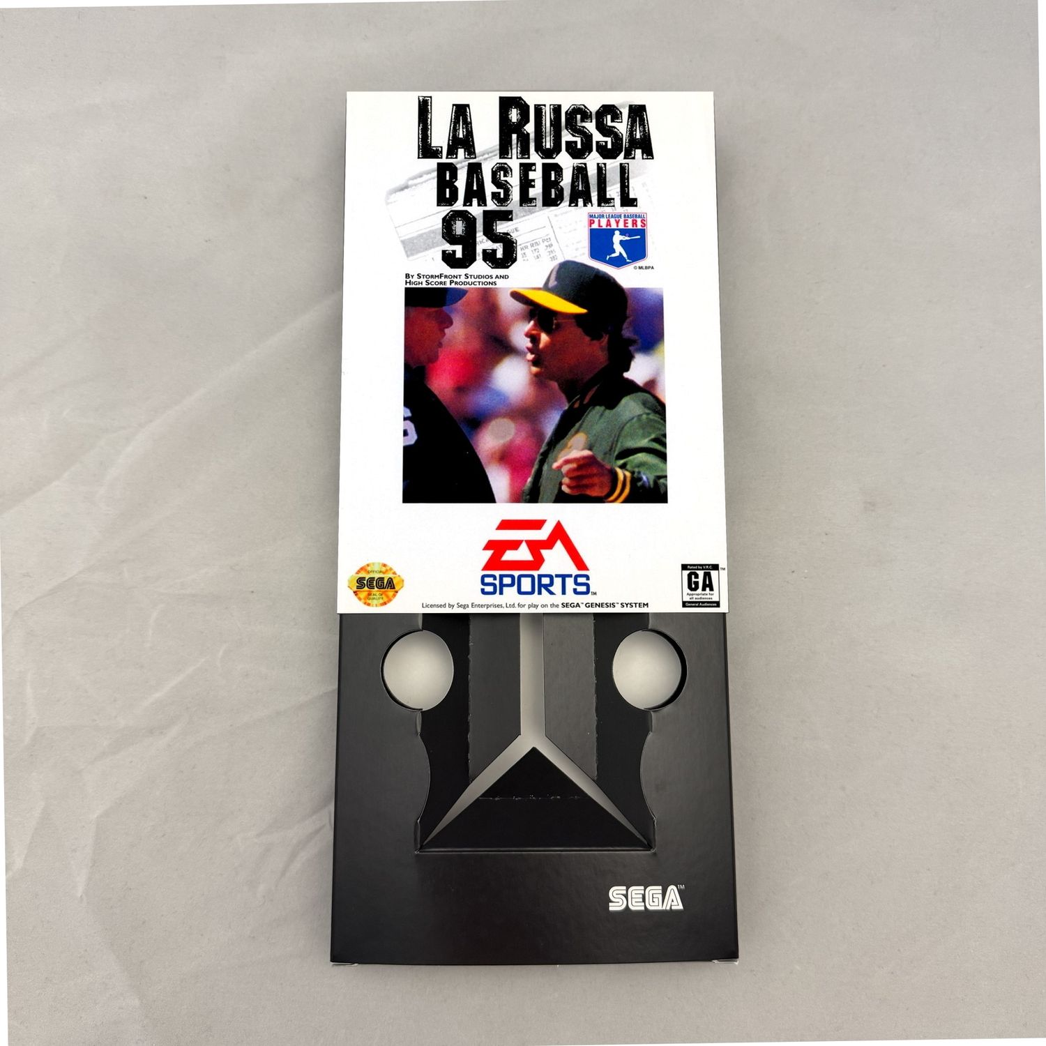 La Russa Baseball 95 | NTSC | Sega Genesis | Genesis | En | Reproduction Box and Inner Tray