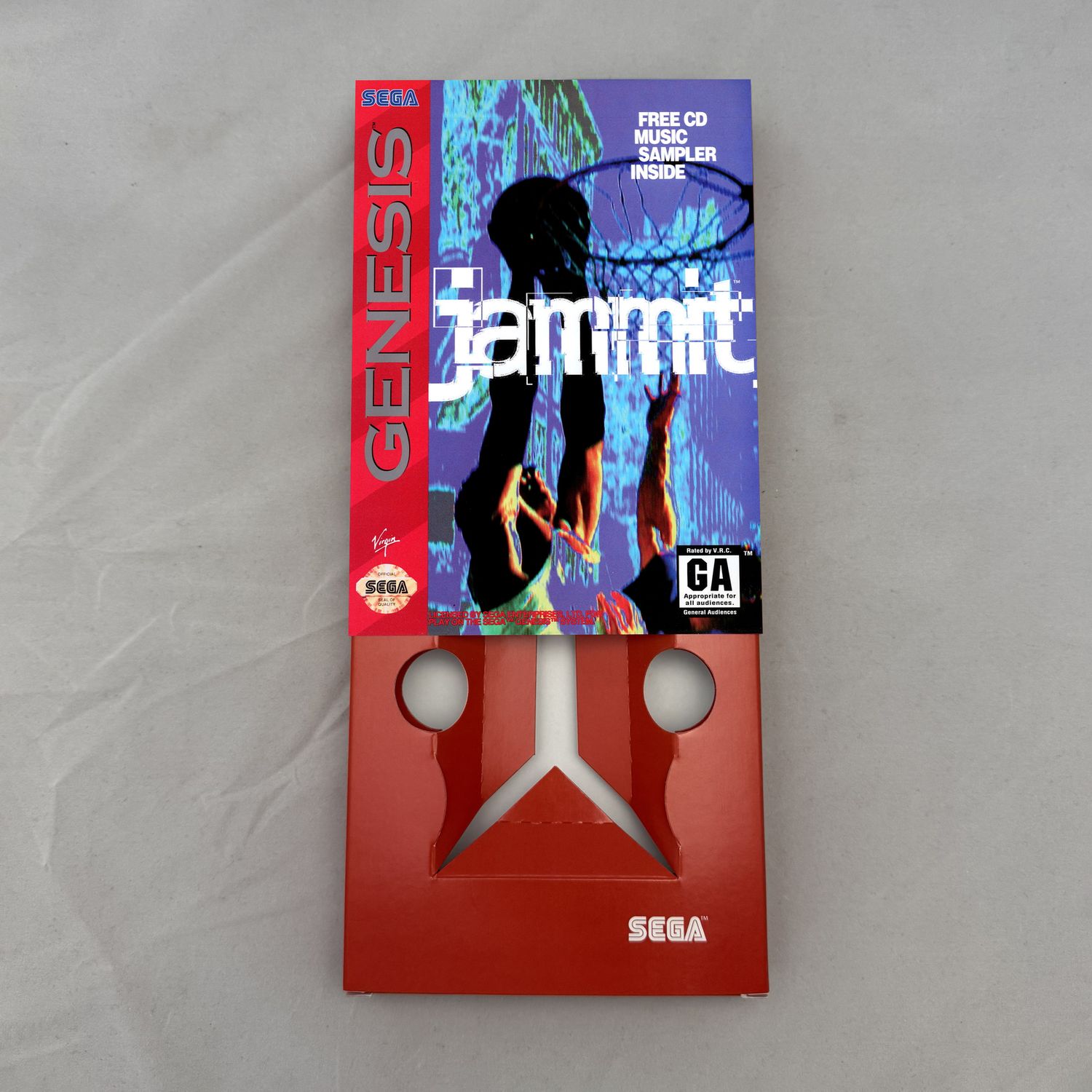 Jammit | NTSC | Sega Genesis | Genesis | En | Reproduction Box and Inner Tray