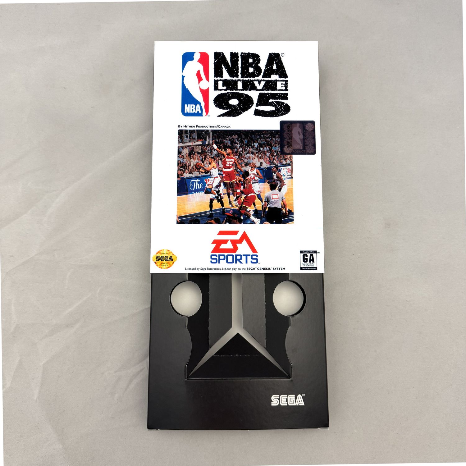 NBA Live 95 | NTSC | Sega Genesis | Genesis | En | Reproduction Box and Inner Tray