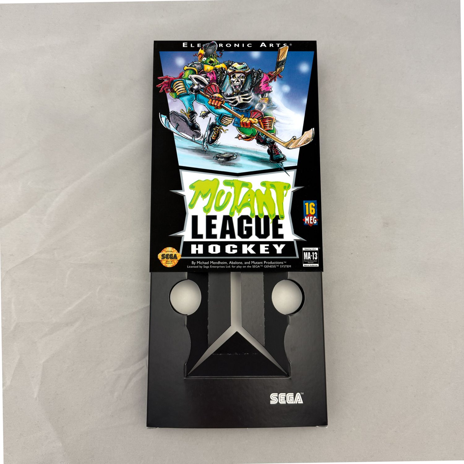 Mutant League Hockey | NTSC | Sega Genesis | Genesis | En | Reproduction Box and Inner Tray