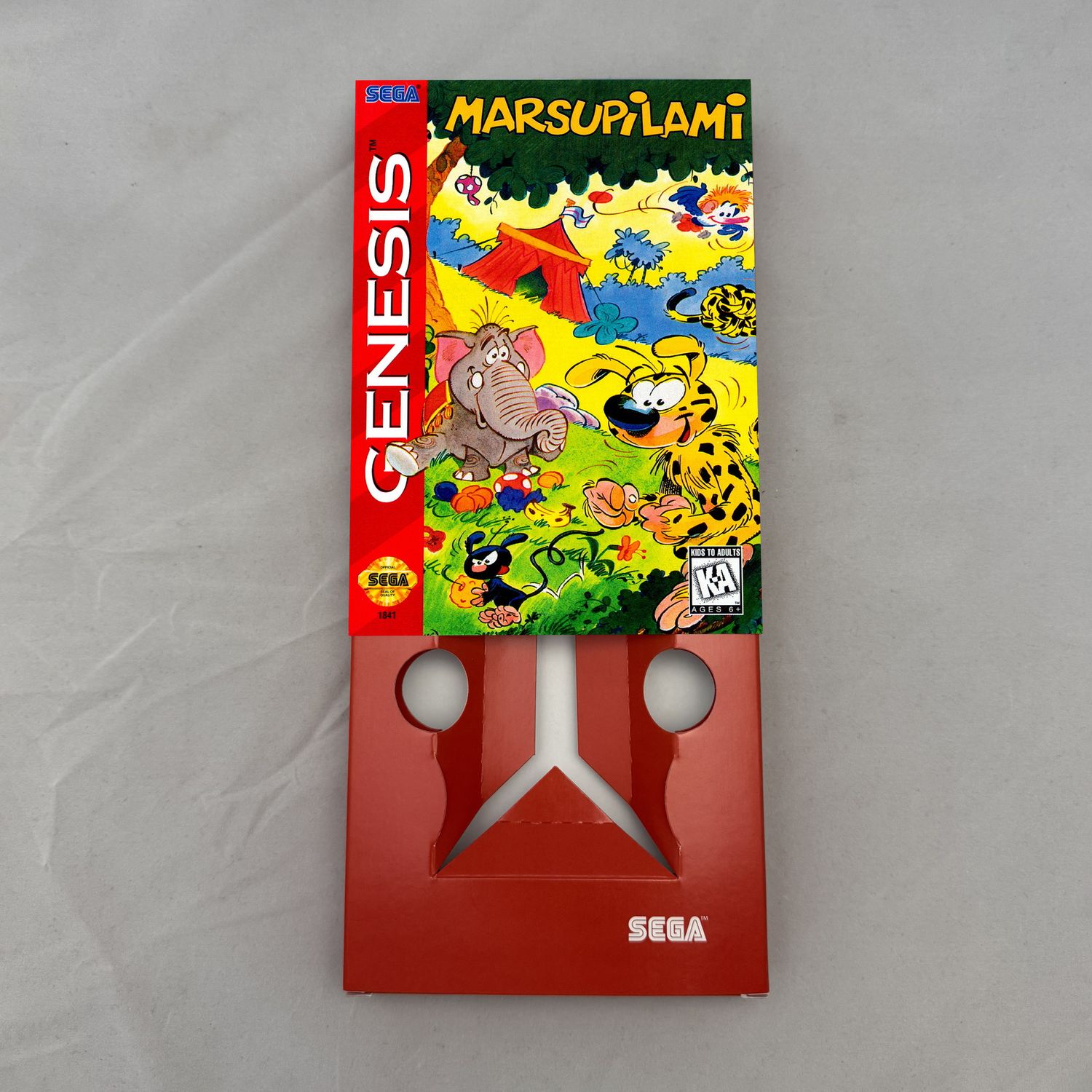 Marsupilami | NTSC | Sega Genesis | Genesis | En | Reproduction Box and Inner Tray