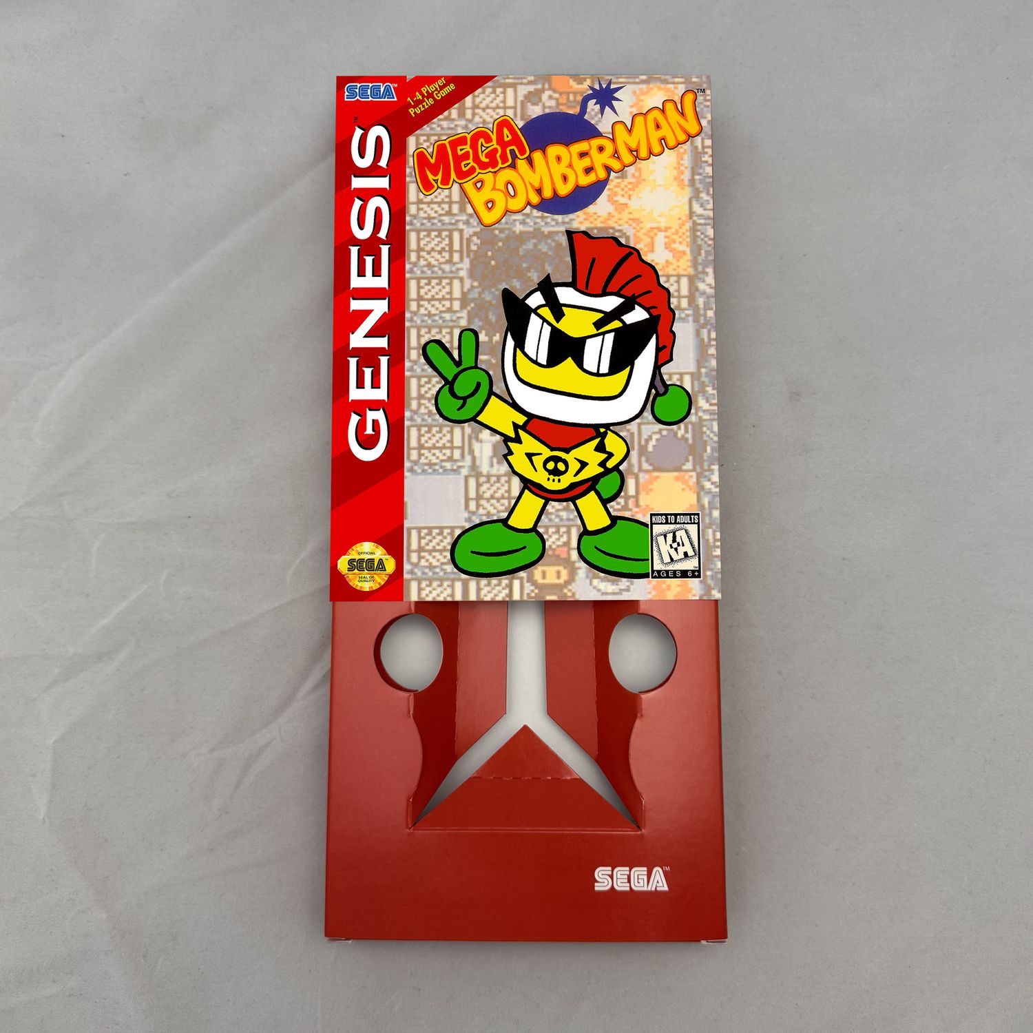 Mega Bomberman | NTSC | Sega Genesis | Genesis | En | Reproduction Box and Inner Tray