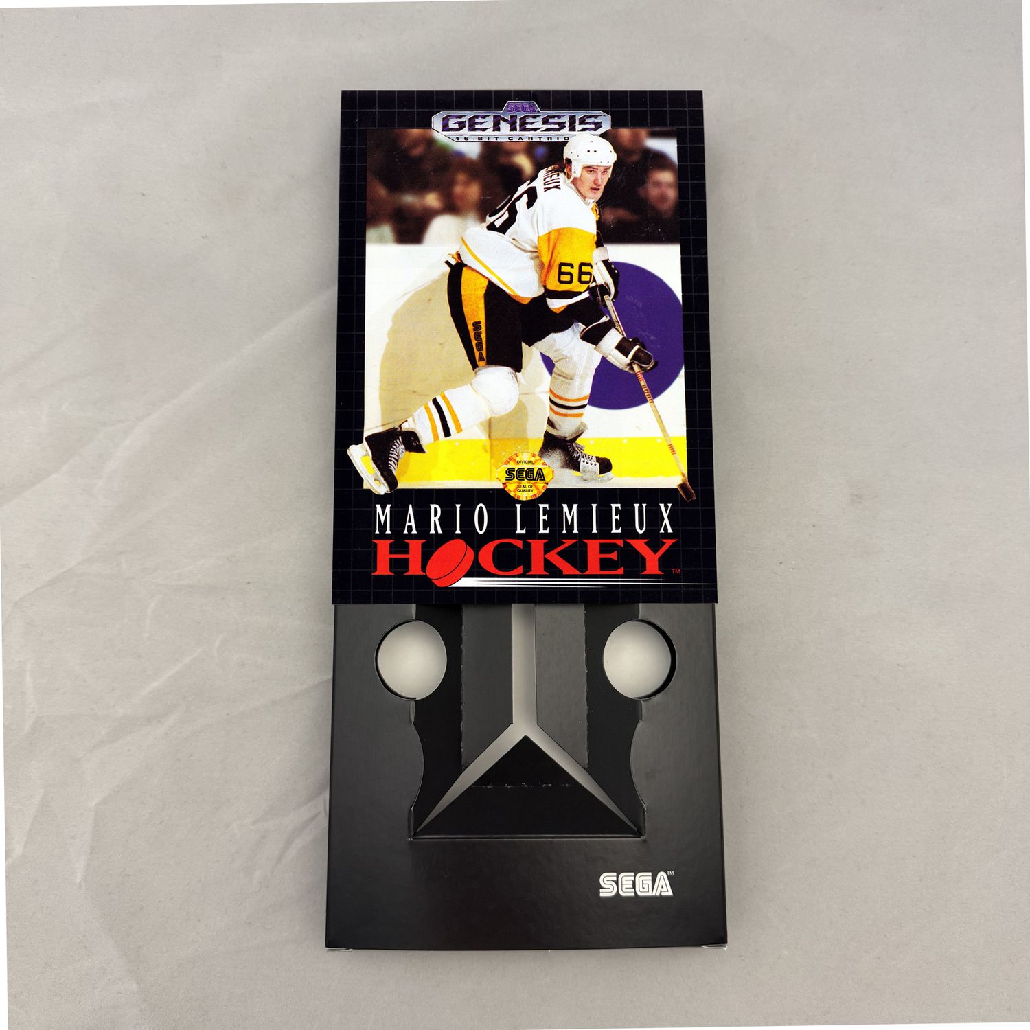 Mario Lemieux Hockey | NTSC | Sega Genesis | Genesis | En | Reproduction Box and Inner Tray