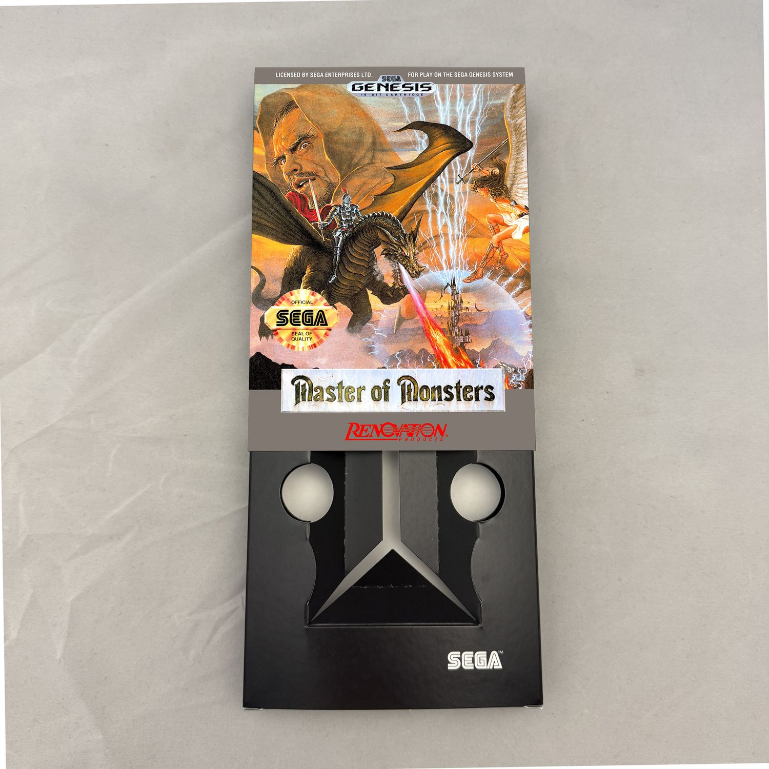 Master of Monsters | NTSC | Sega Genesis | Genesis | En | Reproduction Box and Inner Tray