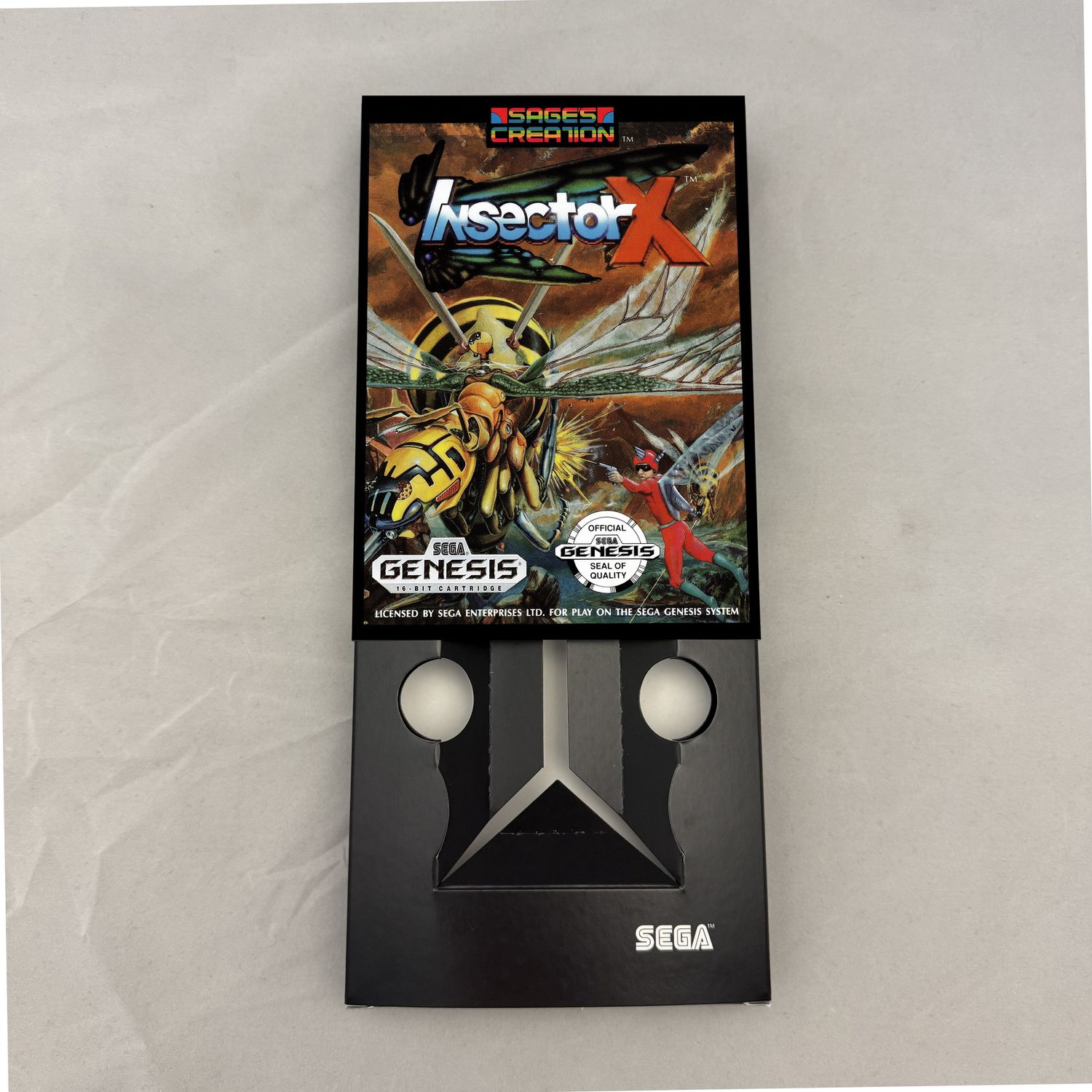 Insector X | NTSC | Sega Genesis | Genesis | En | Reproduction Box and Inner Tray