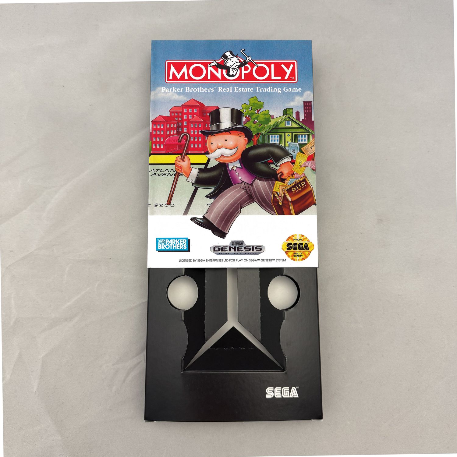 Monopoly | NTSC | Sega Genesis | Genesis | En | Reproduction Box and Inner Tray