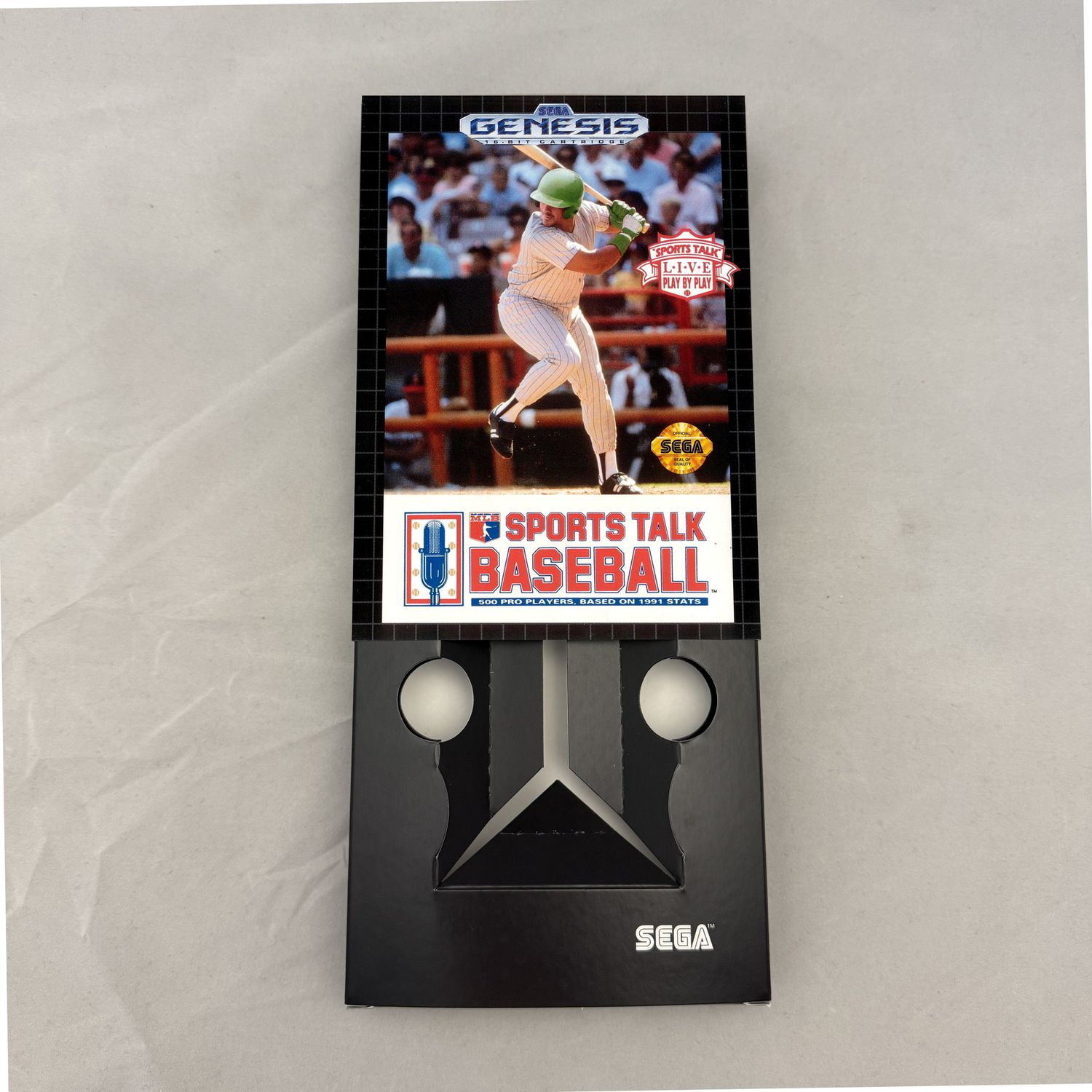 MLBPA Sports Talk Baseball | NTSC | Sega Genesis | Genesis | En | Reproduction Box and Inner Tray