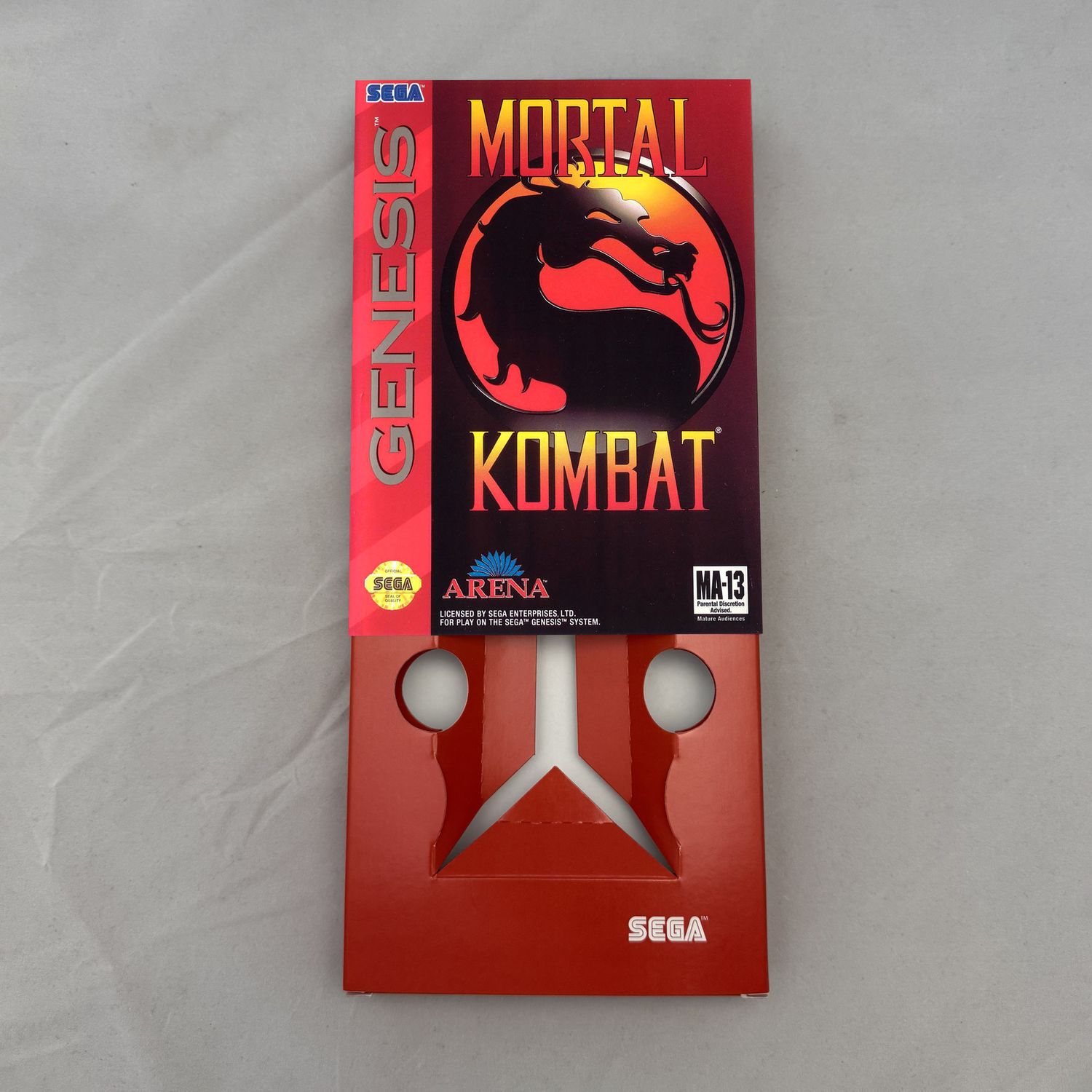 Mortal Kombat | NTSC | Sega Genesis | Genesis | En | Reproduction Box and Inner Tray