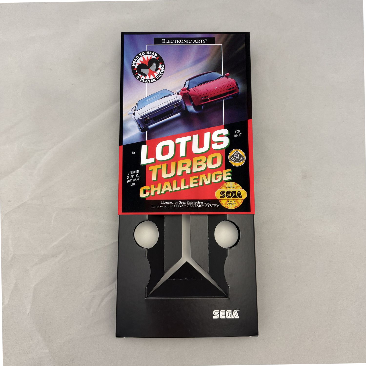 Lotus Turbo Challenge | NTSC | Sega Genesis | Genesis | En | Reproduction Box and Inner Tray