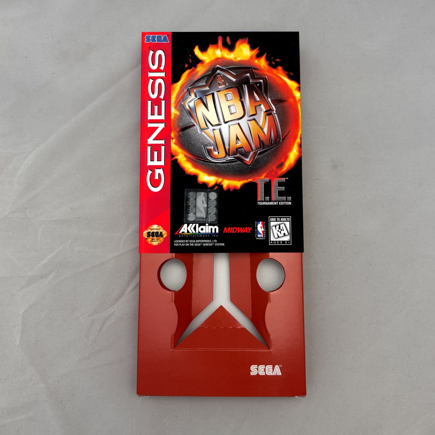NBA Jam - Tournament Edition | NTSC | Sega Genesis | Genesis | En | Reproduction Box and Inner Tray