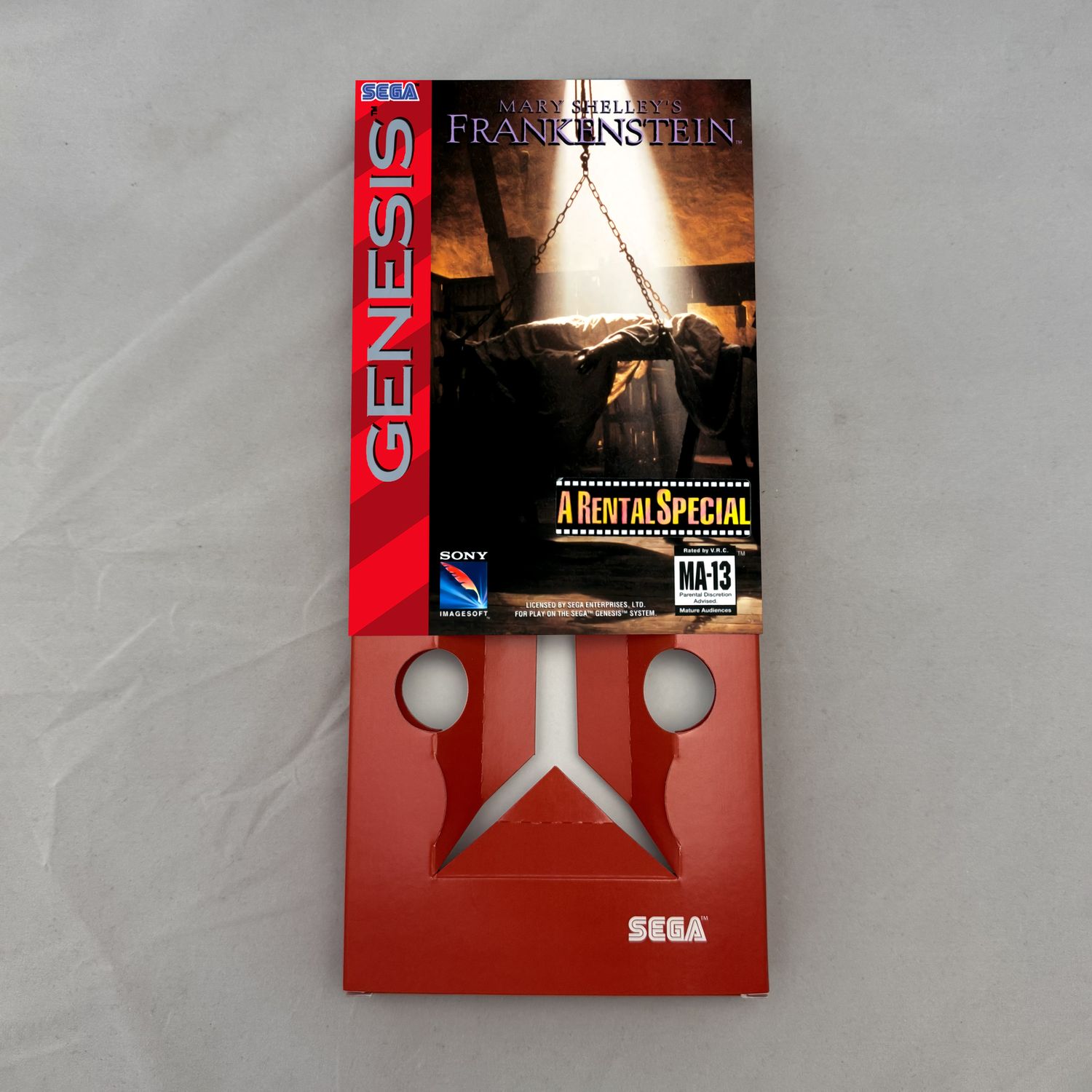 Mary Shelley&#39;s Frankenstein | NTSC | Sega Genesis | Genesis | En | Reproduction Box and Inner Tray