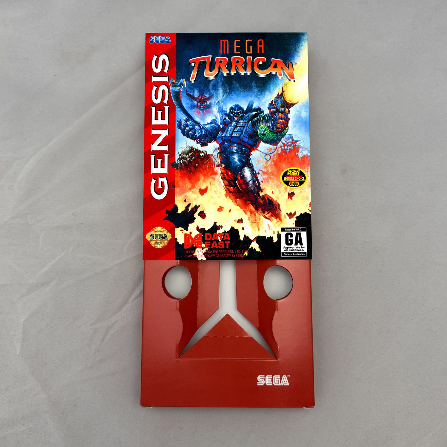 Mega Turrican | NTSC | Sega Genesis | Genesis | En | Reproduction Box and Inner Tray