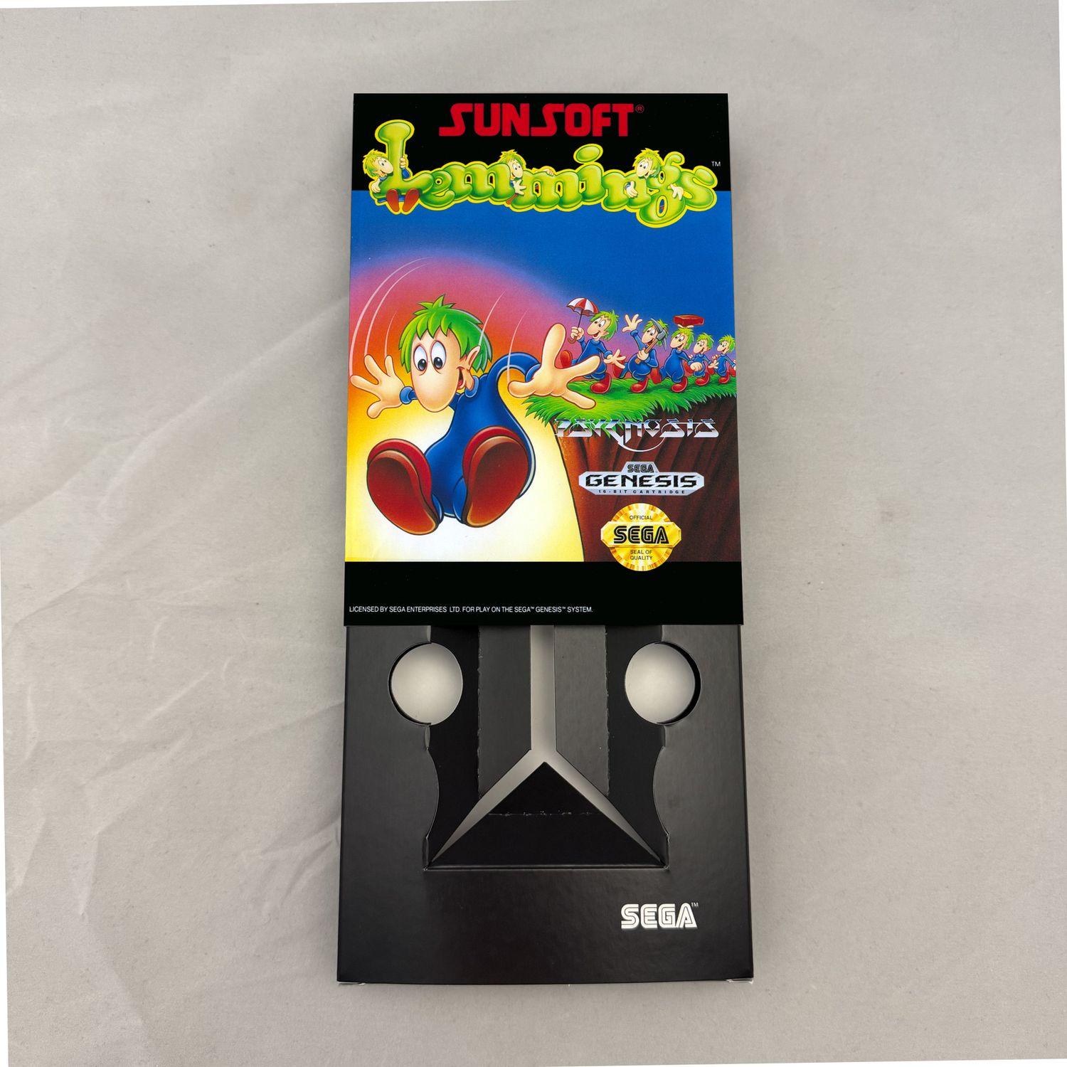 Lemmings | NTSC | Sega Genesis | Genesis | En | Reproduction Box and Inner Tray