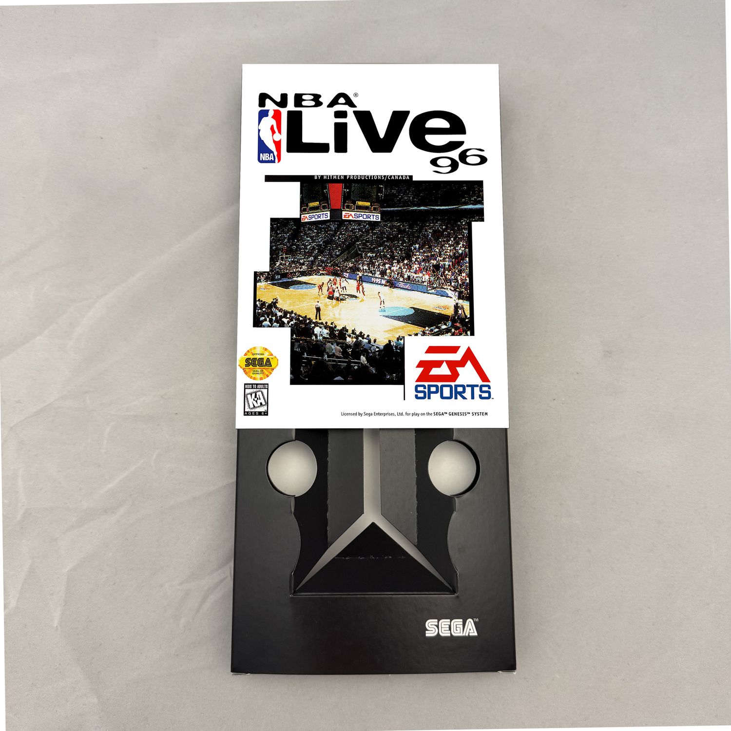 NBA Live 96 | NTSC | Sega Genesis | Genesis | En | Reproduction Box and Inner Tray