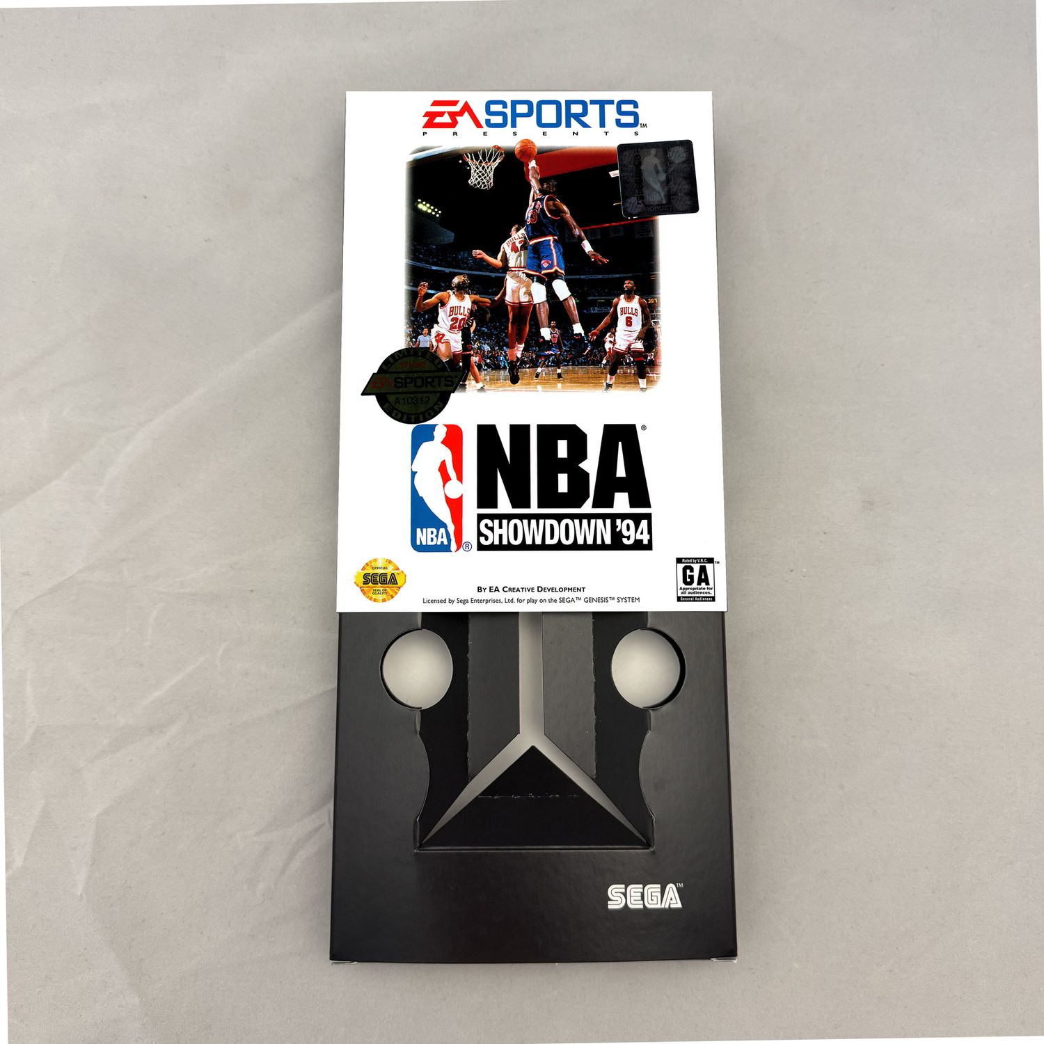 NBA Showdown &#39;94 | NTSC | Sega Genesis | Genesis | En | Reproduction Box and Inner Tray
