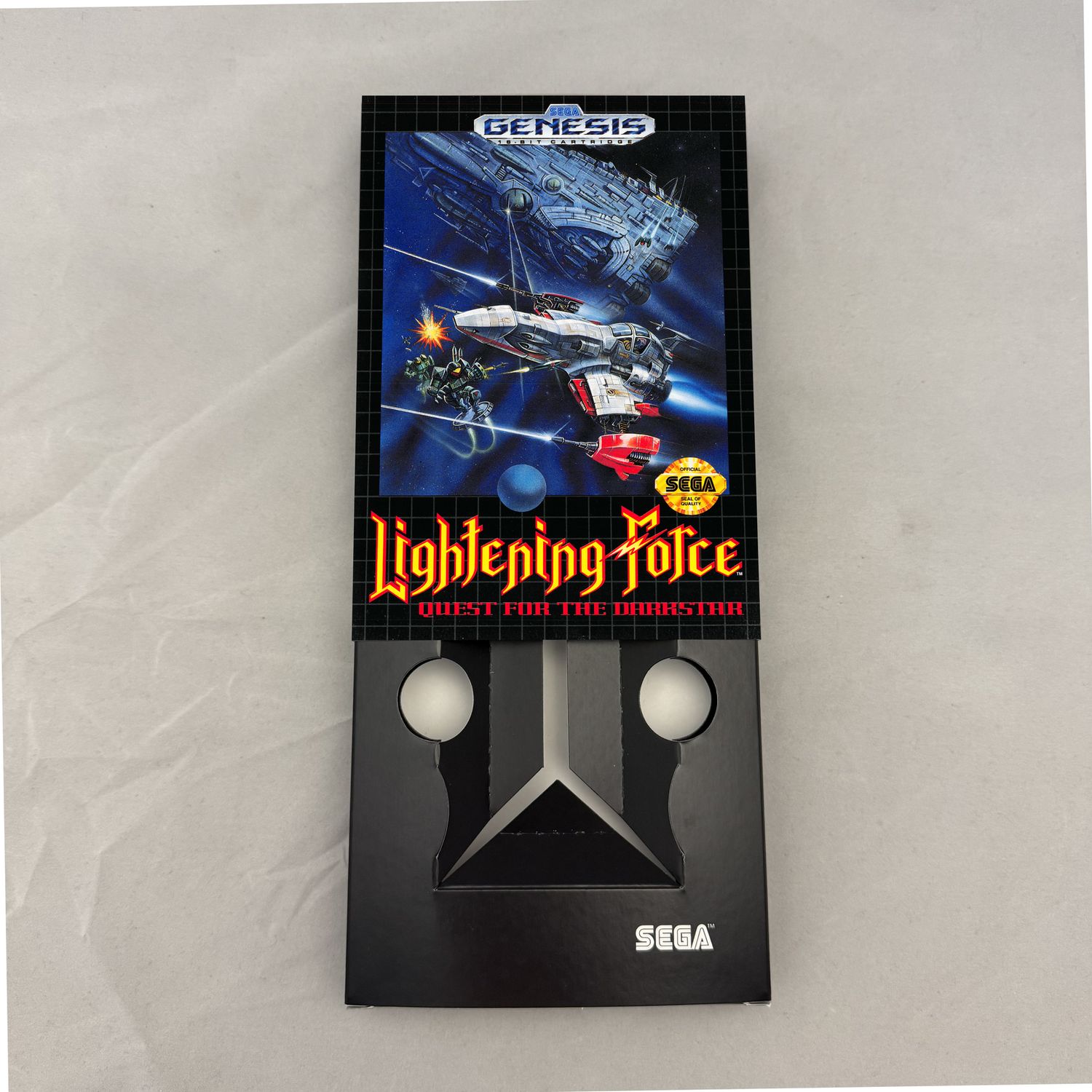 Lightning Force | NTSC | Sega Genesis | Genesis | En | Reproduction Box and Inner Tray