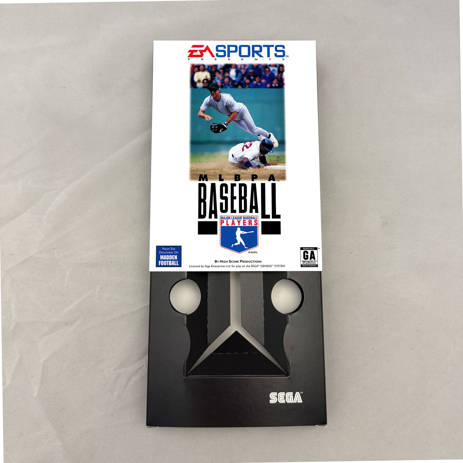 MLBPA Baseball | NTSC | Sega Genesis | Genesis | En | Reproduction Box and Inner Tray