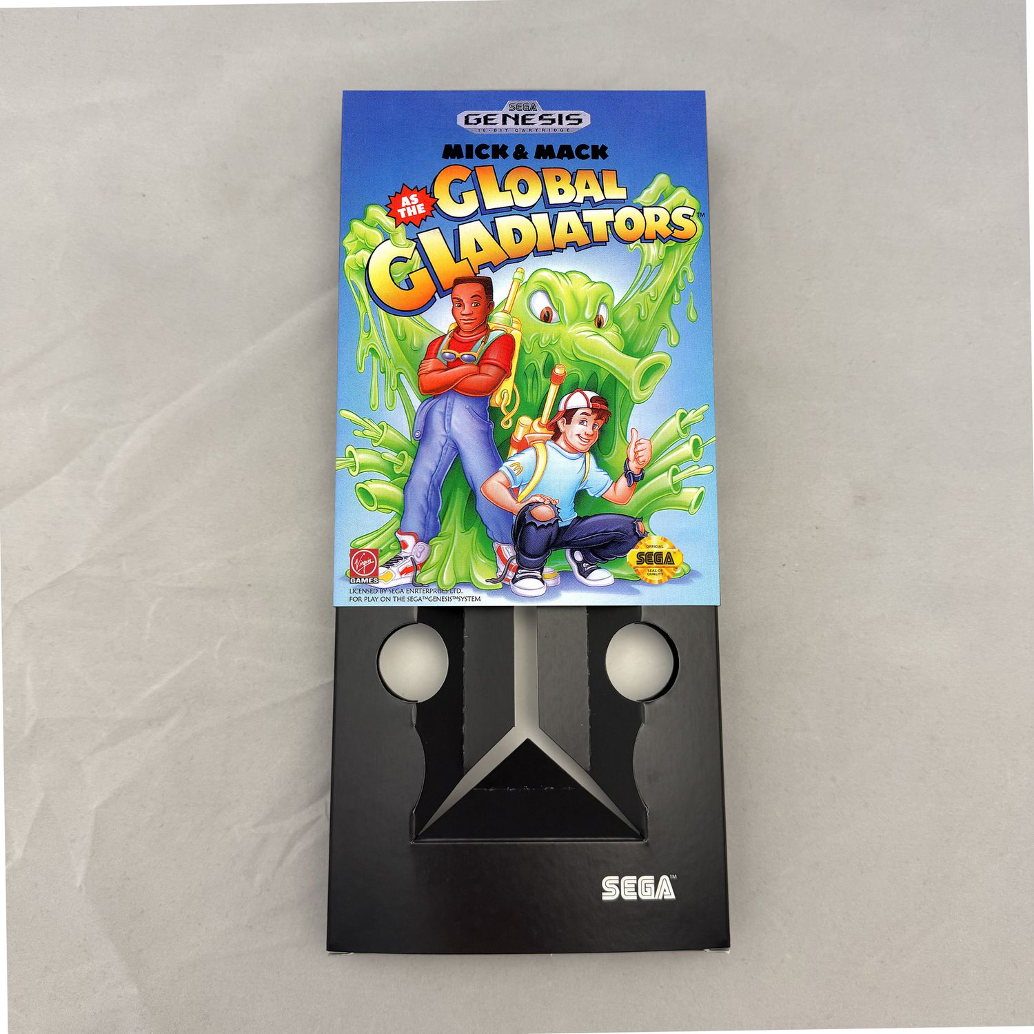 Mick &amp; MacK as the Global Gladiators | NTSC | Sega Genesis | Genesis | En | Reproduction Box and Inner Tray