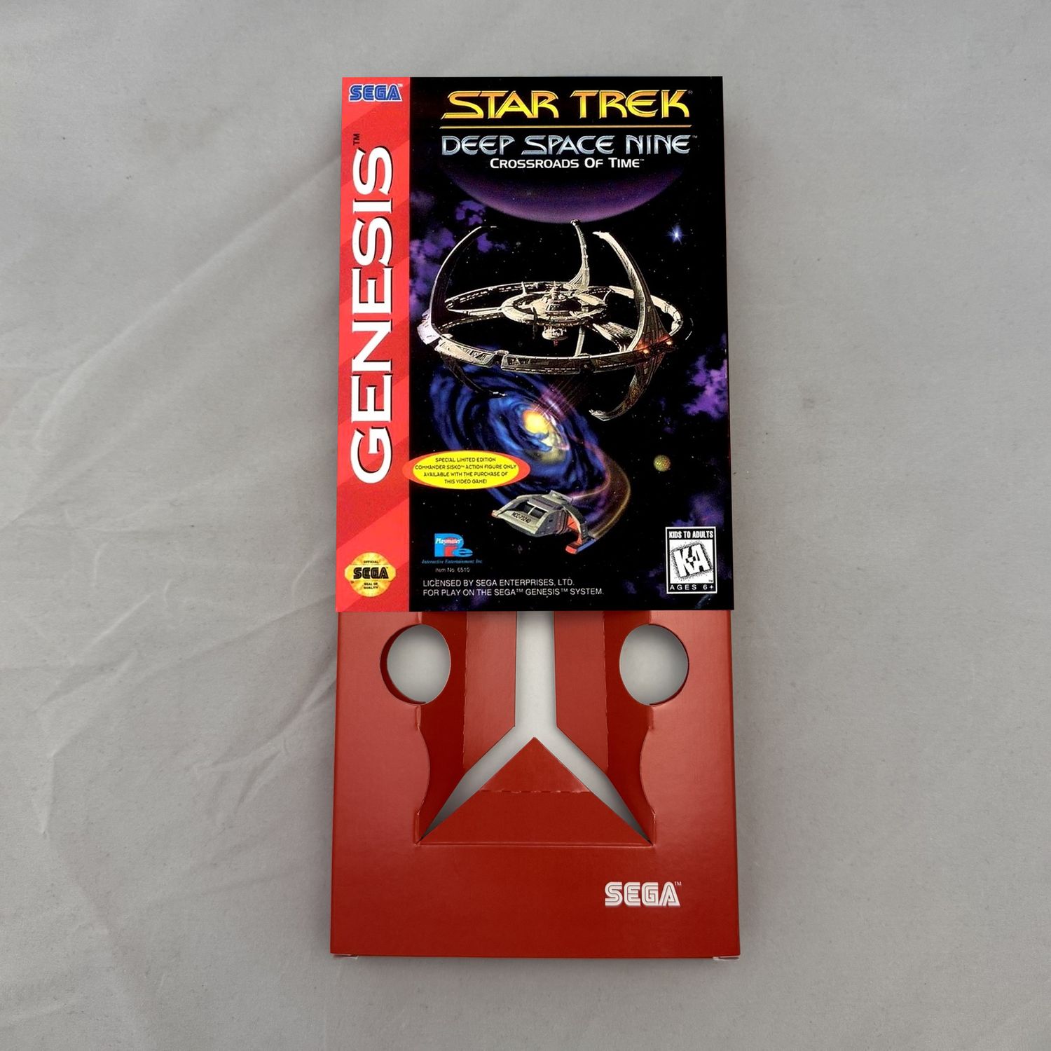 Star Trek: Deep Space Nine: Crossroads of Time | NTSC | Sega Genesis | Genesis | En | Reproduction Box and Inner Tray