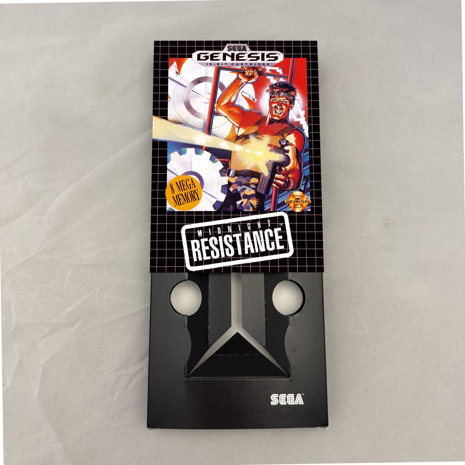 Midnight Resistance | NTSC | Sega Genesis | Genesis | En | Reproduction Box and Inner Tray
