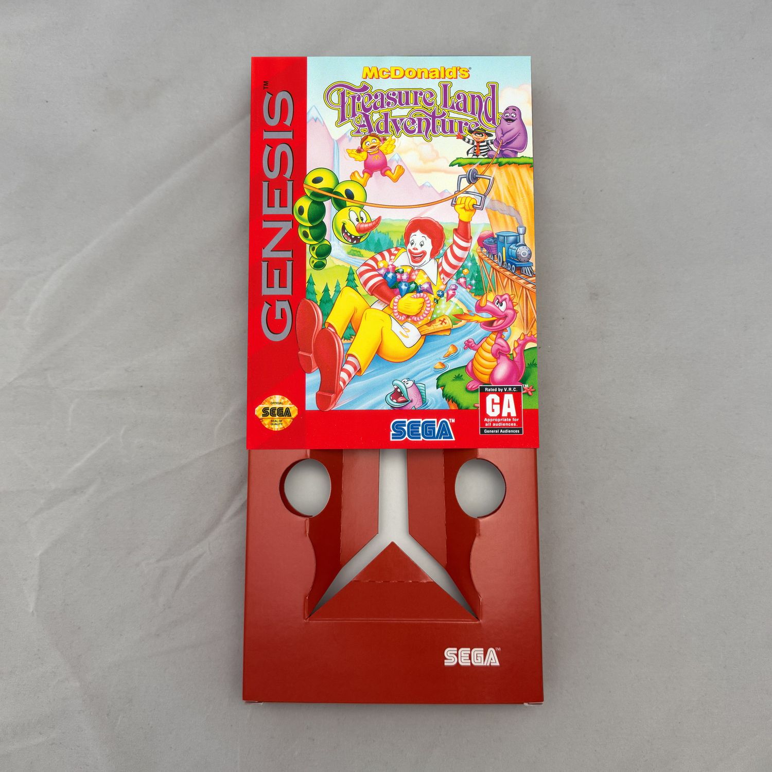 Mcdonald&#39;s Treasure Land Adventure | NTSC | Sega Genesis | Genesis | En | Reproduction Box and Inner Tray