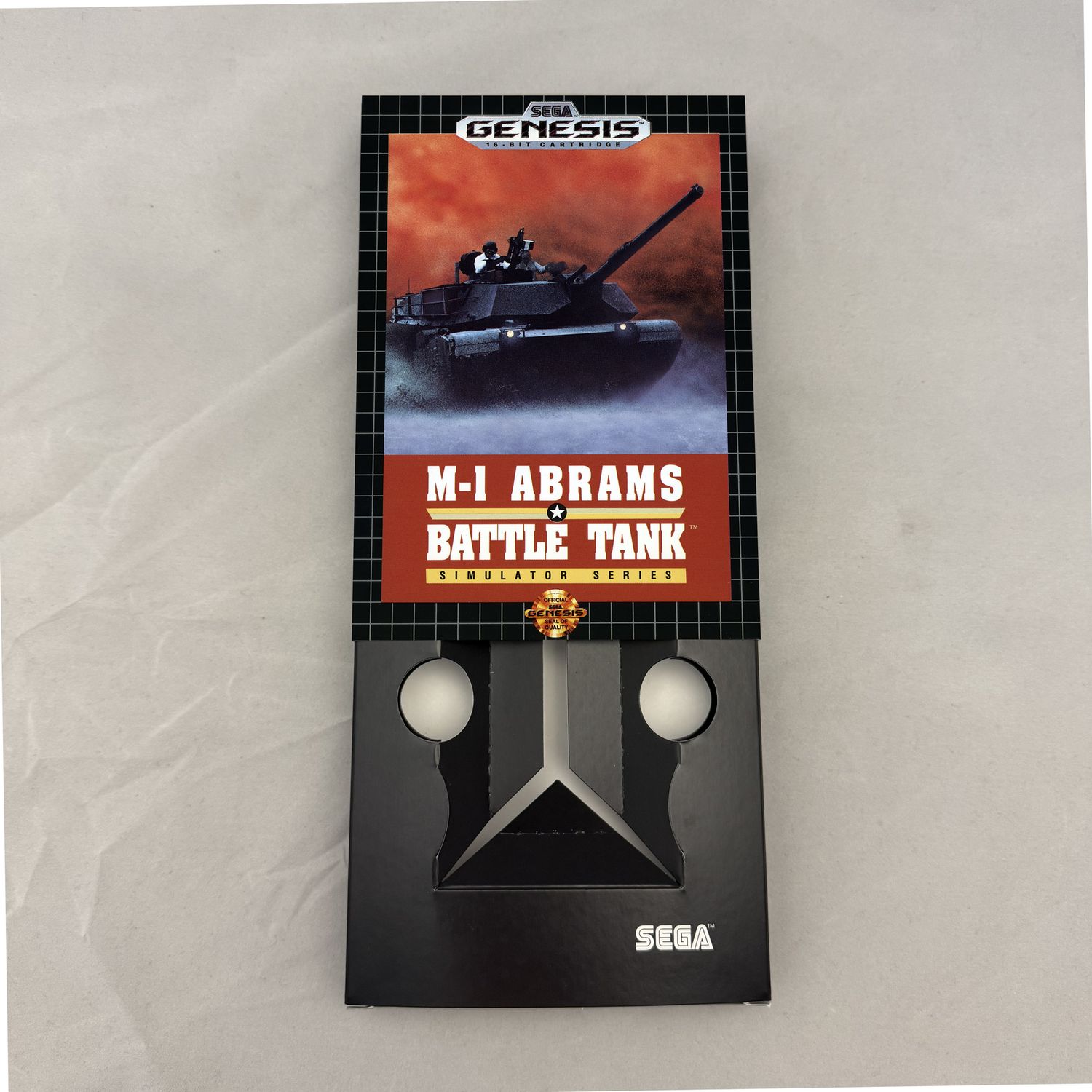 M-1 Abrams Battle Tank | NTSC | Sega Genesis | Genesis | En | Reproduction Box and Inner Tray