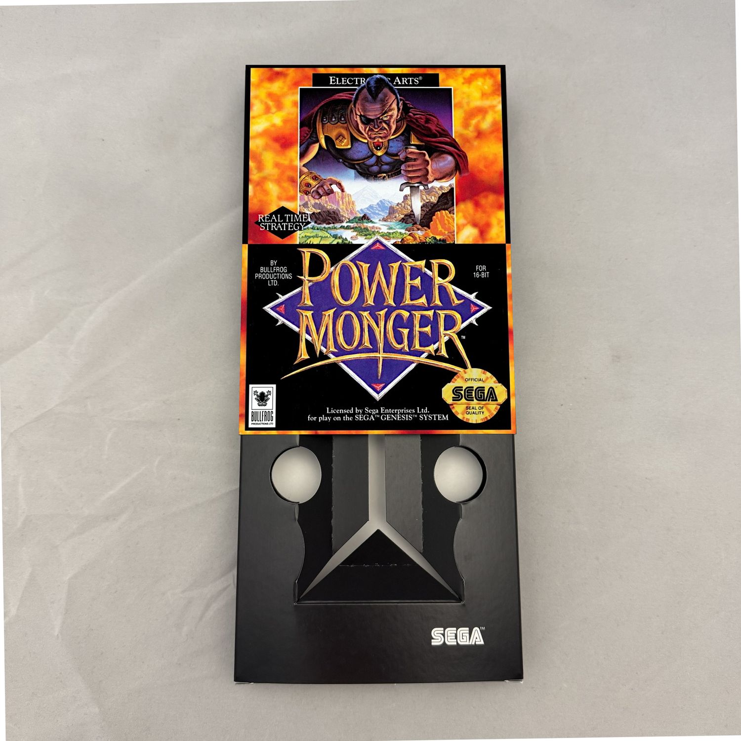 Powermonger | NTSC | Sega Genesis | Genesis | En | Reproduction Box and Inner Tray