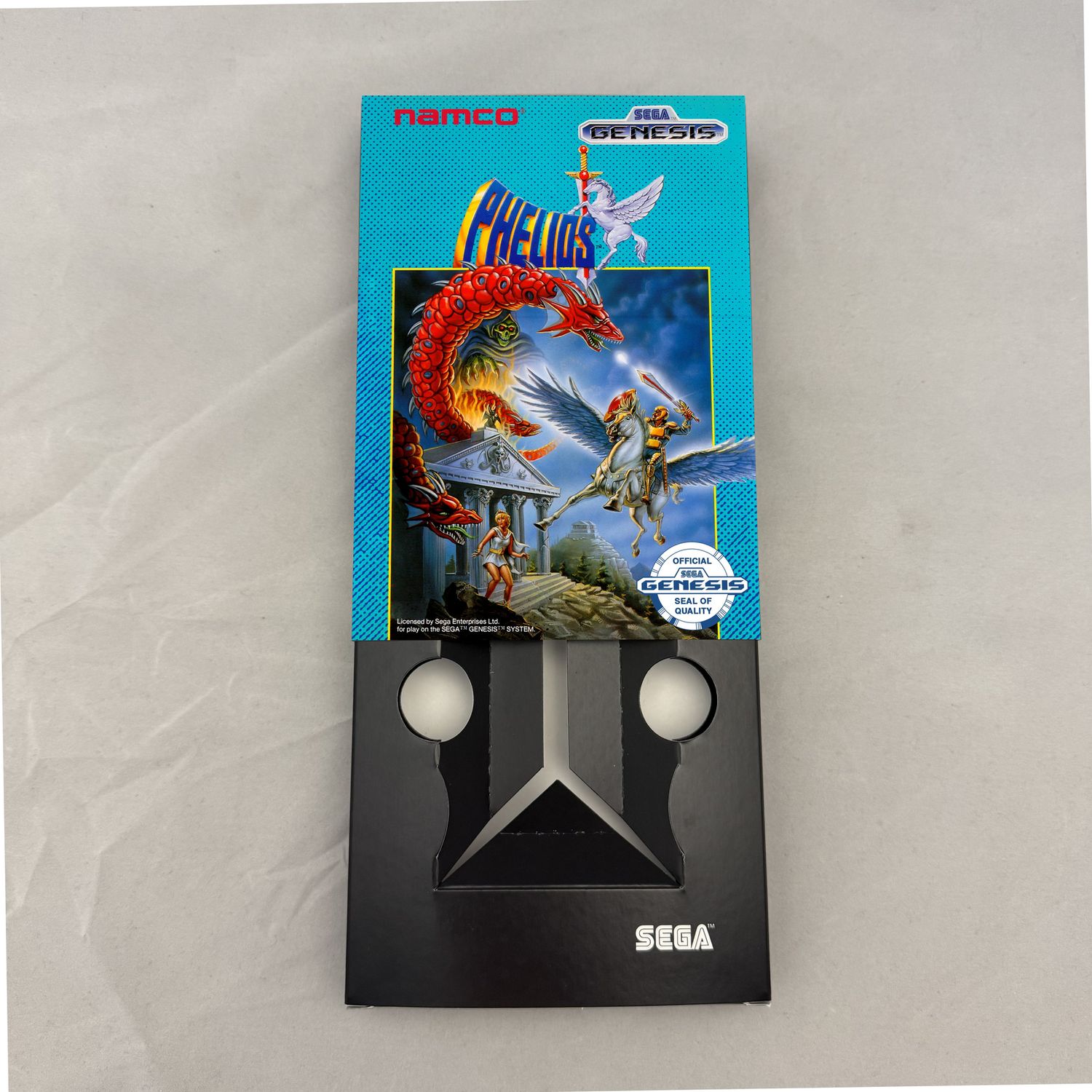 Phelios | NTSC | Sega Genesis | Genesis | En | Reproduction Box and Inner Tray