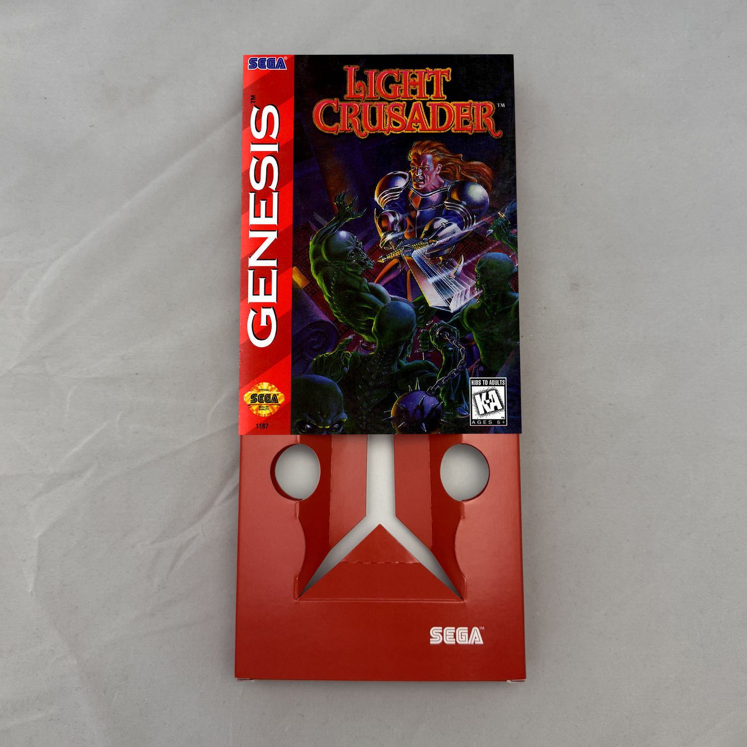 Light Crusader | NTSC | Sega Genesis | Genesis | En | Reproduction Box and Inner Tray
