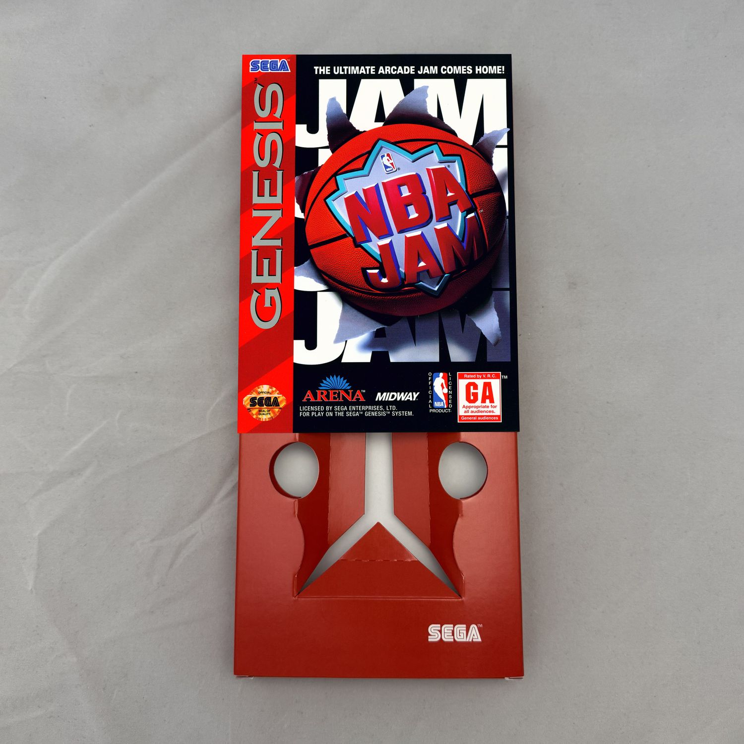 NBA Jam | NTSC | Sega Genesis | Genesis | En | Reproduction Box and Inner Tray