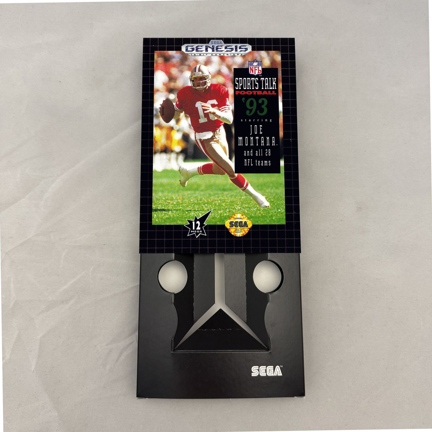 NFL Sports Talk Football &#39;93 | NTSC | Sega Genesis | Genesis | En | Reproduction Box and Inner Tray