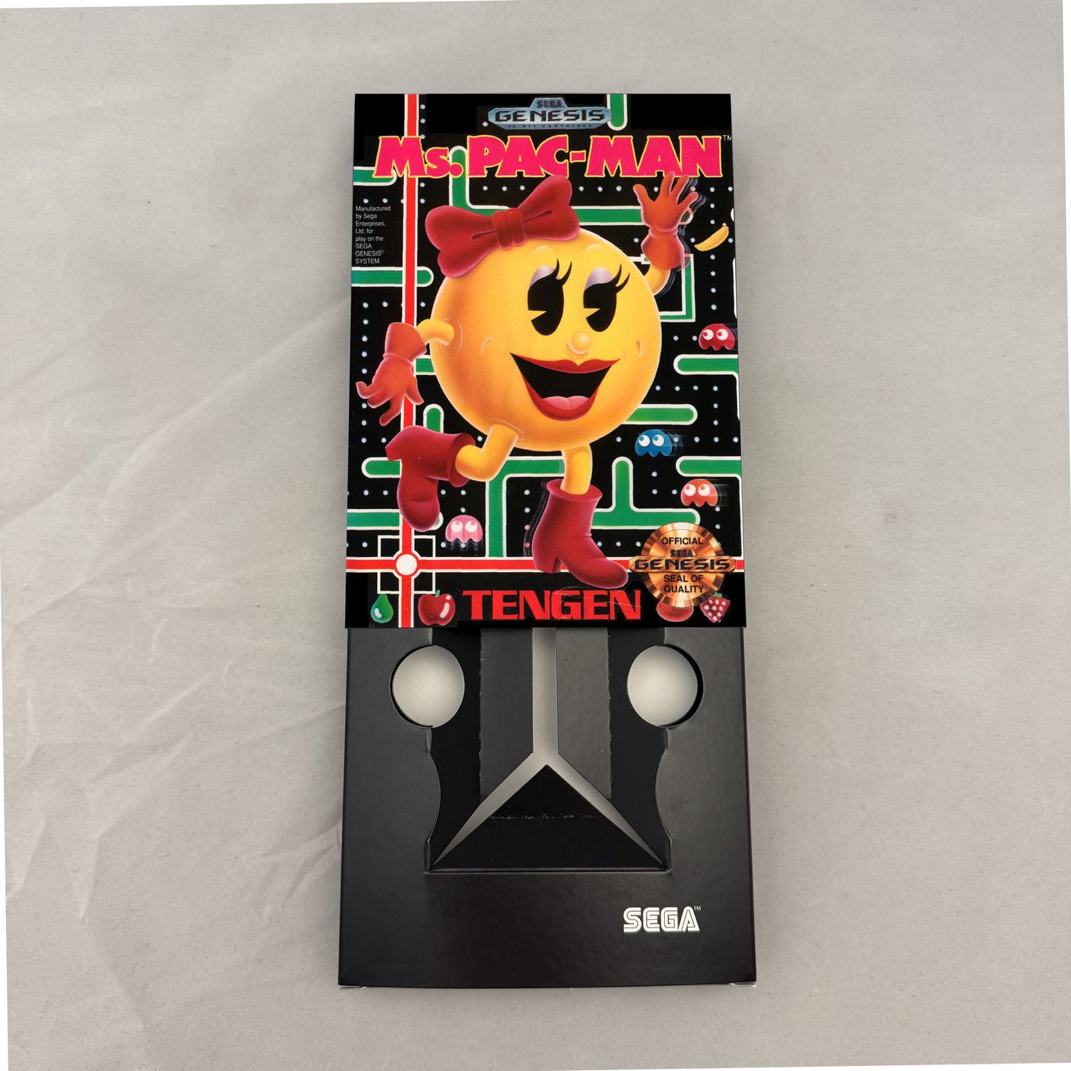 Ms. Pac-Man | NTSC | Sega Genesis | Genesis | En | Reproduction Box and Inner Tray
