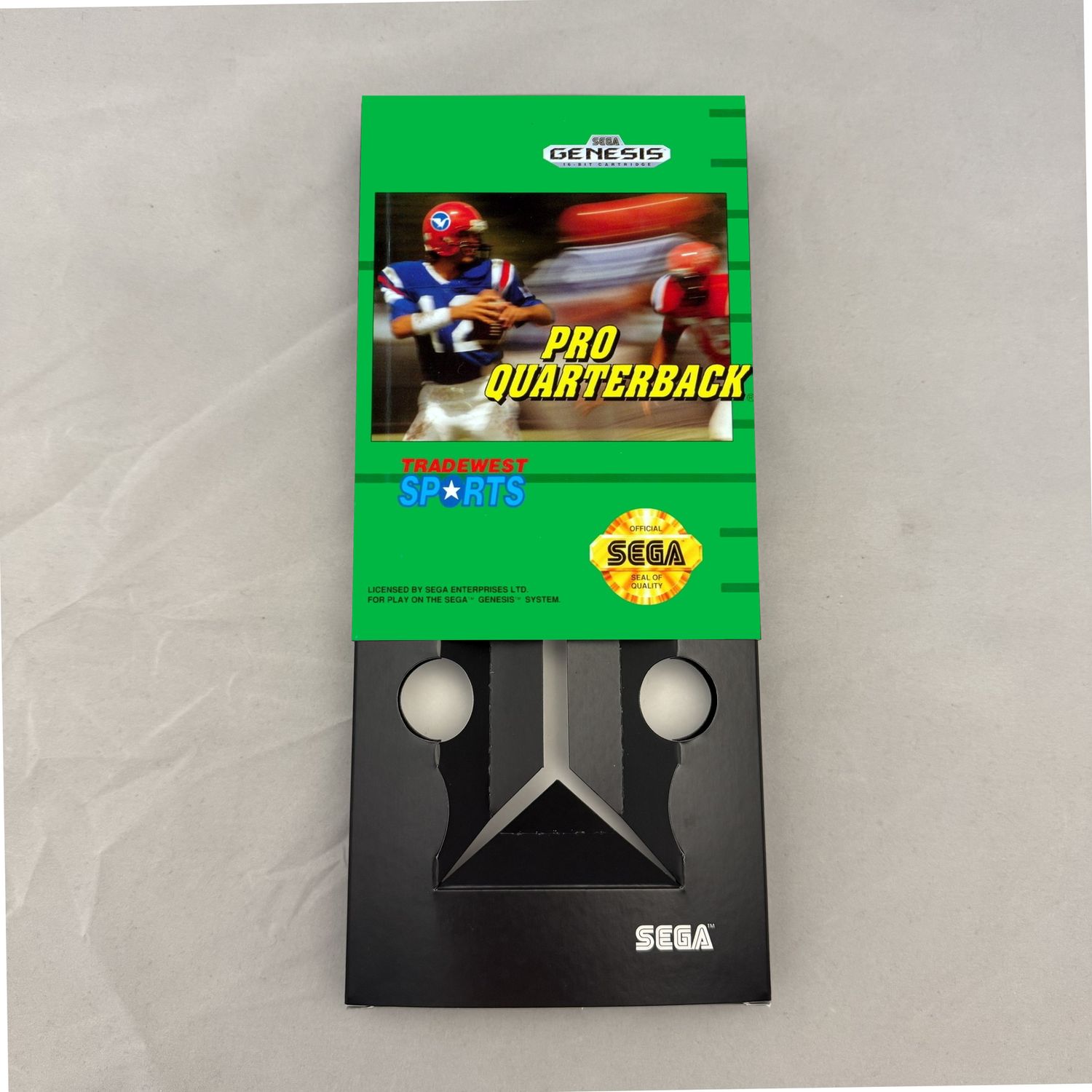 Pro Quarterback | NTSC | Sega Genesis | Genesis | En | Reproduction Box and Inner Tray