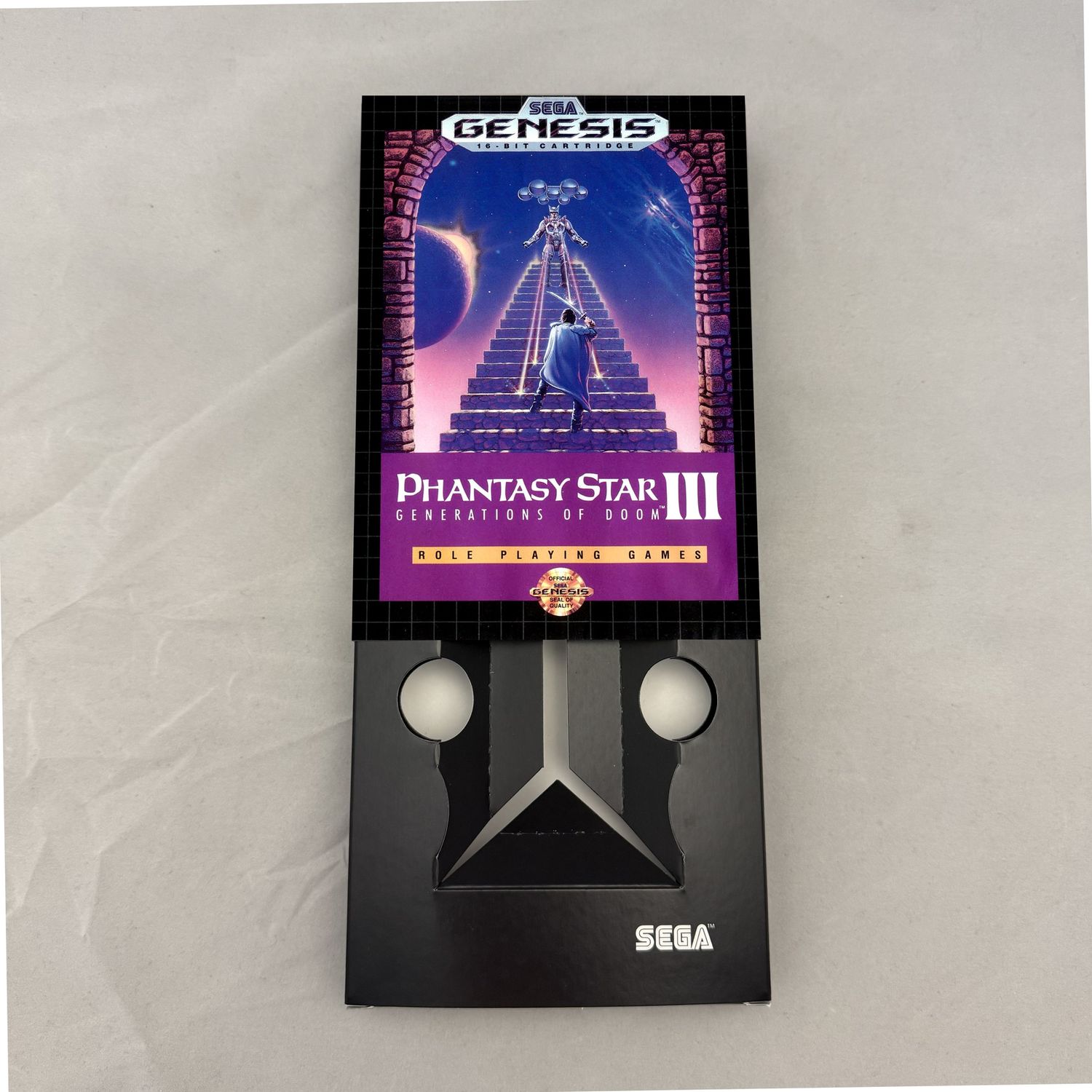 Phantasy Star III: Generations of Doom | NTSC | Sega Genesis | Genesis | En | Reproduction Box and Inner Tray