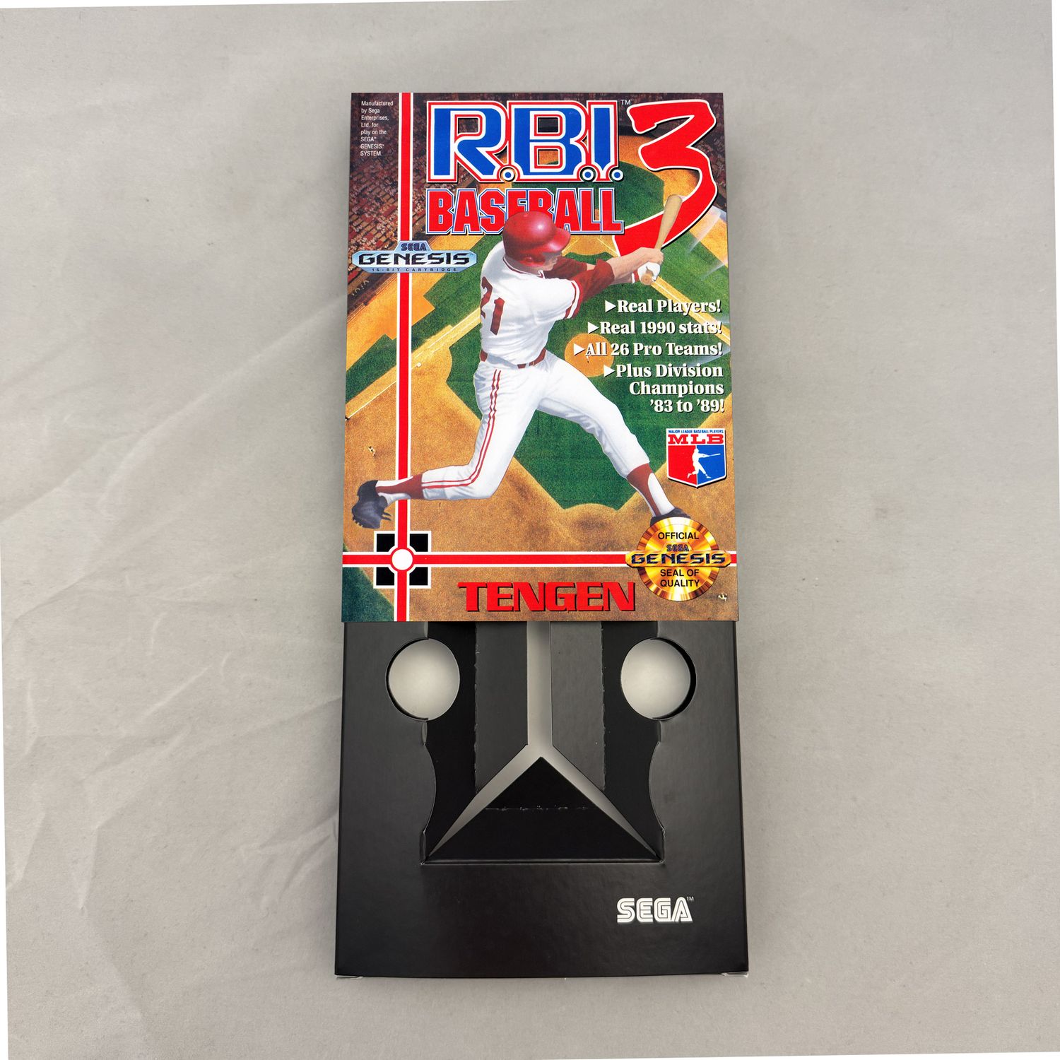 R.B.I. Baseball 3 | NTSC | Sega Genesis | Genesis | En | Reproduction Box and Inner Tray