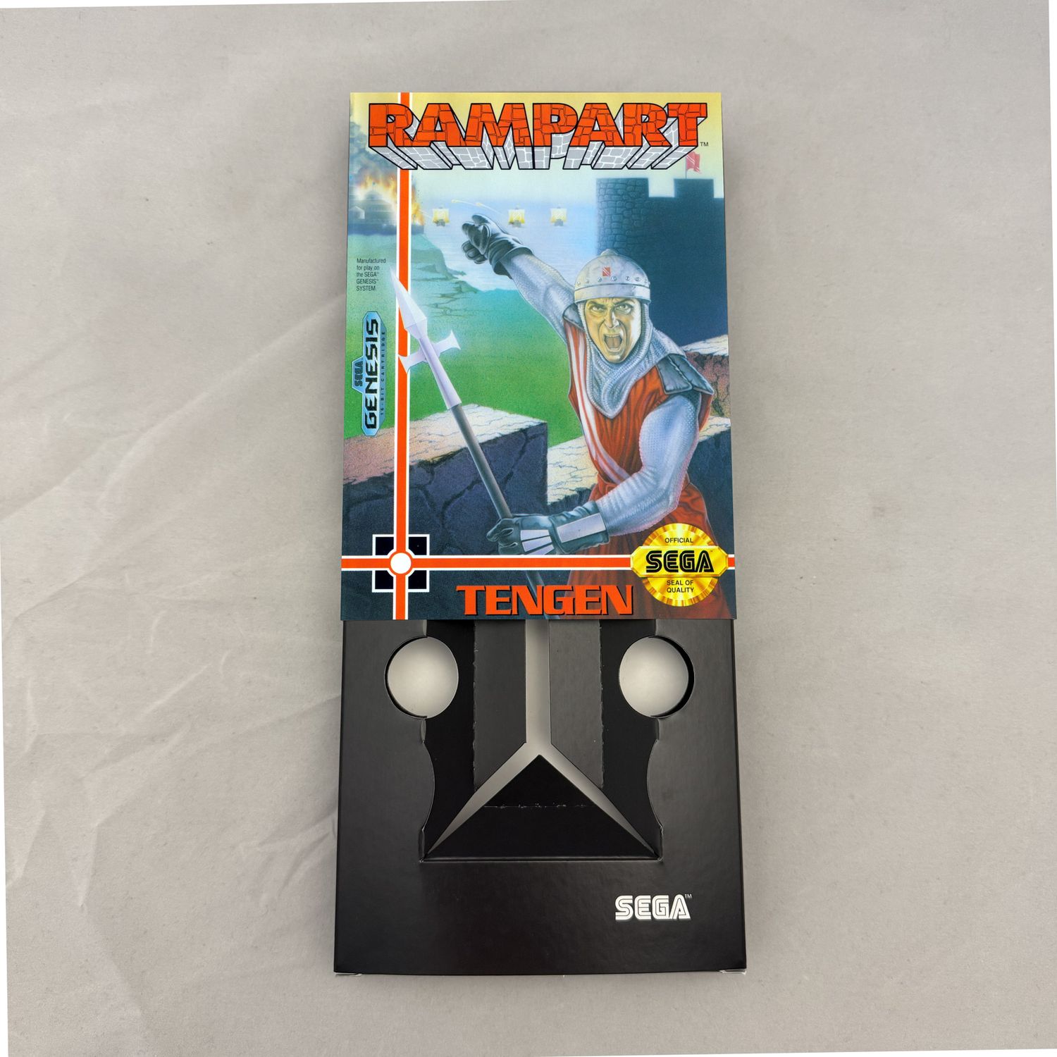 Rampart | NTSC | Sega Genesis | Genesis | En | Reproduction Box and Inner Tray