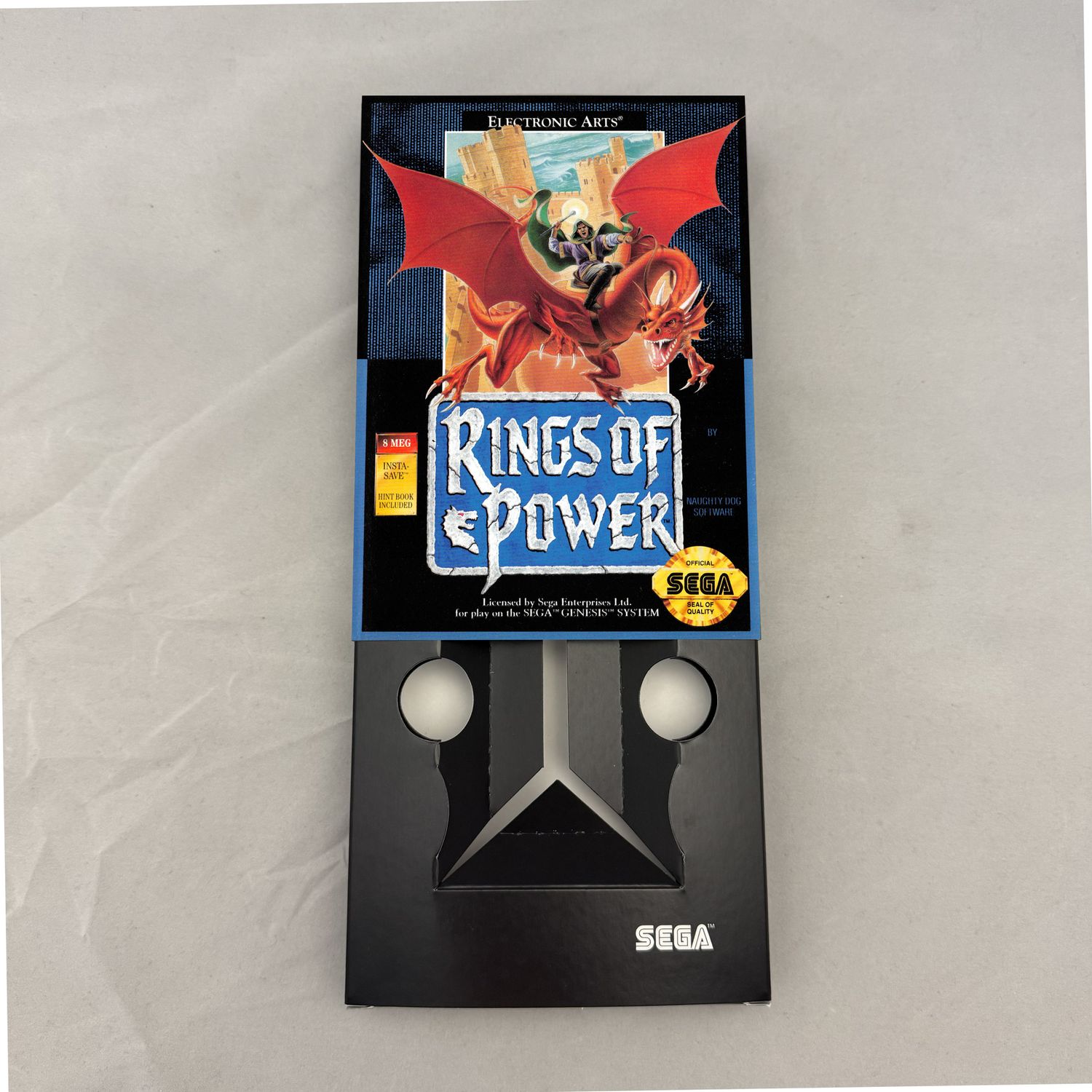 Rings of Power | NTSC | Sega Genesis | Genesis | En | Reproduction Box and Inner Tray